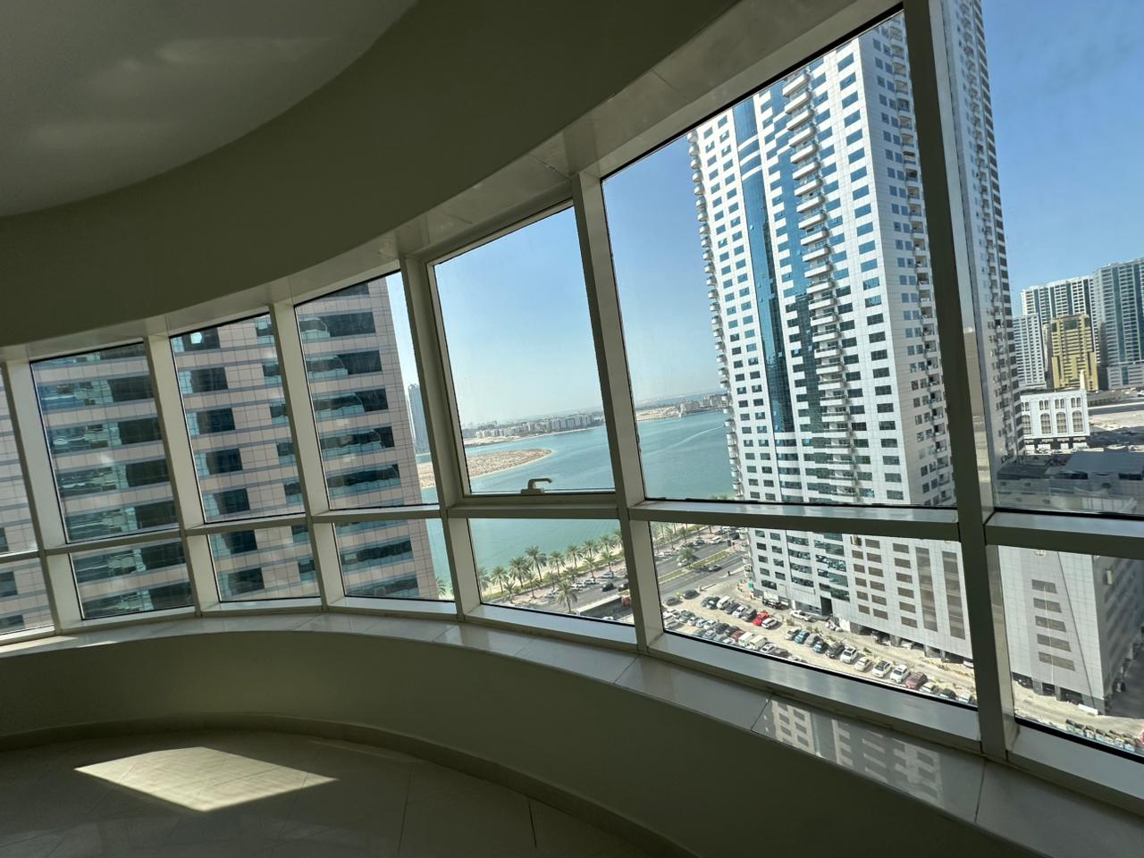 1 Luxury accommodation in Al Qasba | 4-bedroom apartment with gym, swimming pool, and air conditioning included (owner's charge)