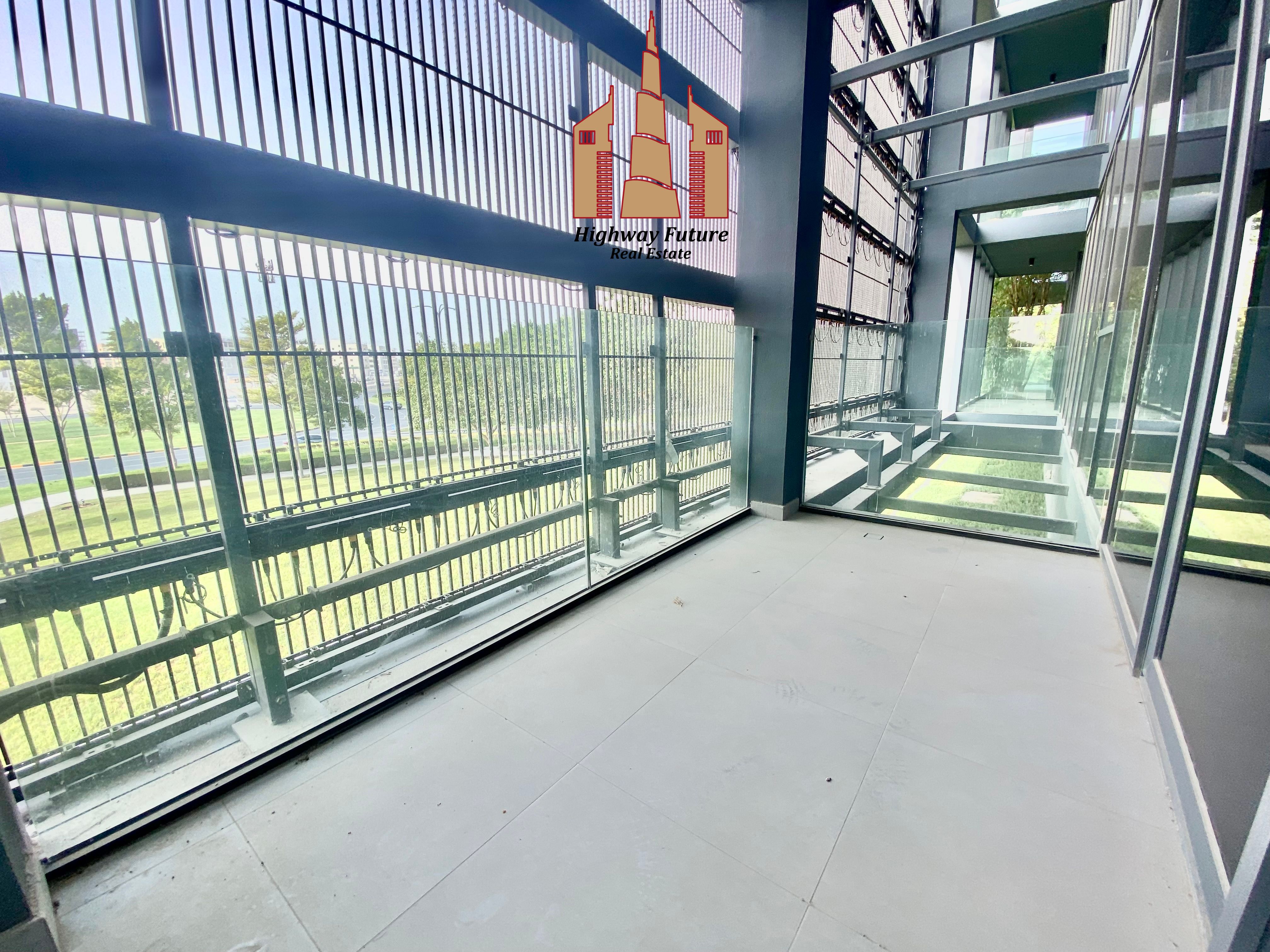 Brand new / greenest view /3 BHK / close kitchen / biggest balcony / in gate of AL jada Sharjah community