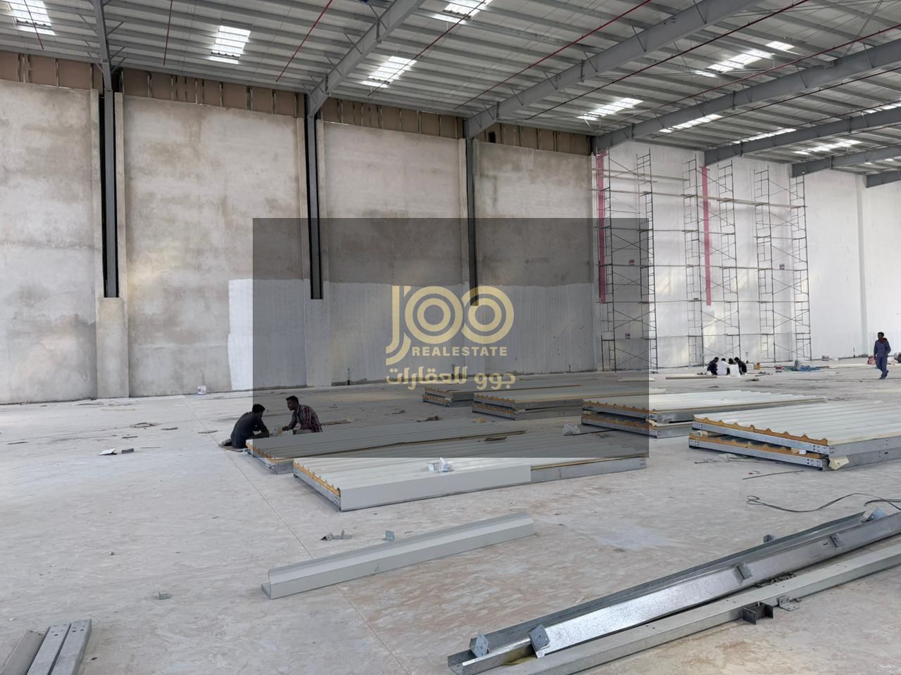 A prime warehouse in Umm Al Quwain Industrial Area on the main road. Electricity 50. Suitable for light manufacturing or storage.