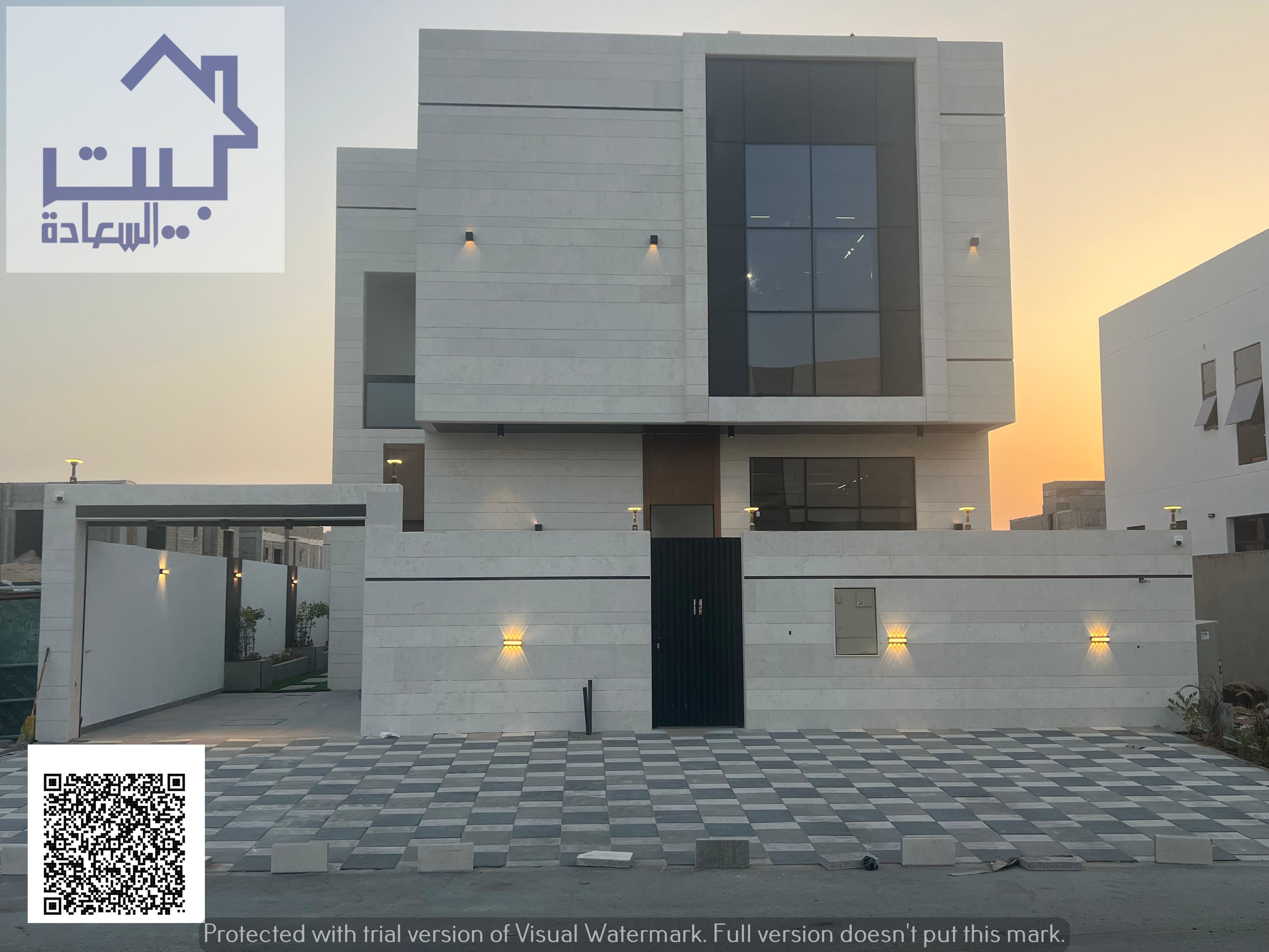 A luxurious and modern villa for sale in Al Bahia, Ajman. An exceptional opportunity for a sophisticated family life in a prime location. Registration