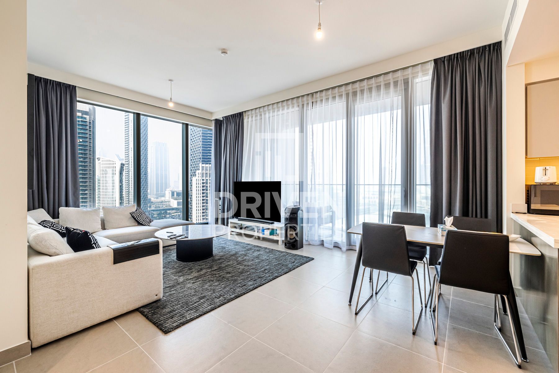 Fully Furnished with Burj Khalifa View | Balcony