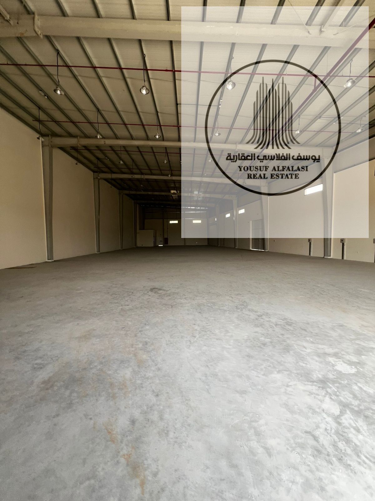 Two warehouses for rent in Umm Al Quwain 10,000 sq 165 kW electric price 500,000