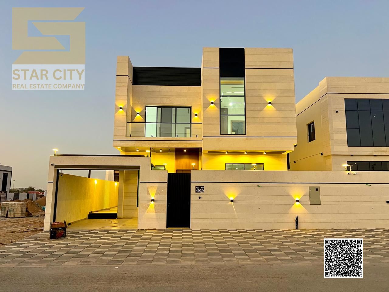 VIP Modern Villa with Full Stone Facade – Al Helio 2, Ajman Including registration fees and bank financing