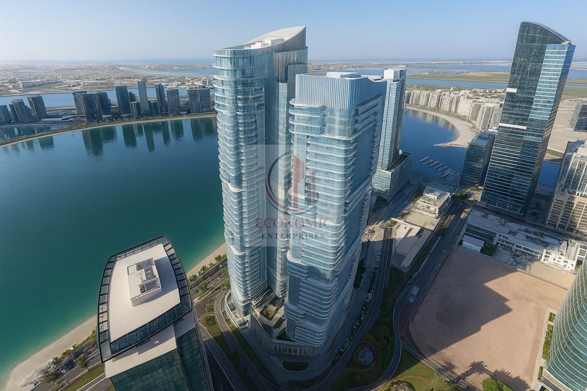 Elite Family Living | Spacious 3BR + Maid Waterfront Apartment at Joud Tower, Mamzar, Sharjah