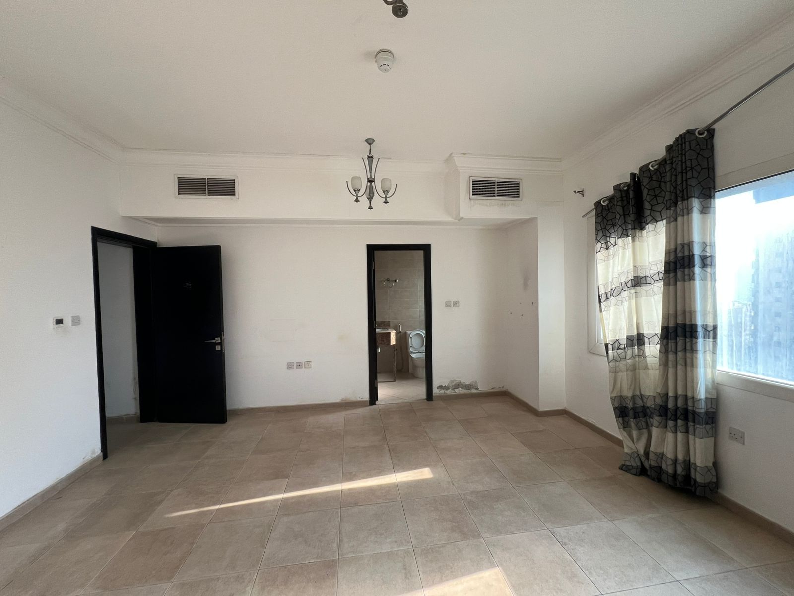 Large 2BR apartment near Mega Mall with free AC and parking, AED 49,880 rent, 6 cheques,.