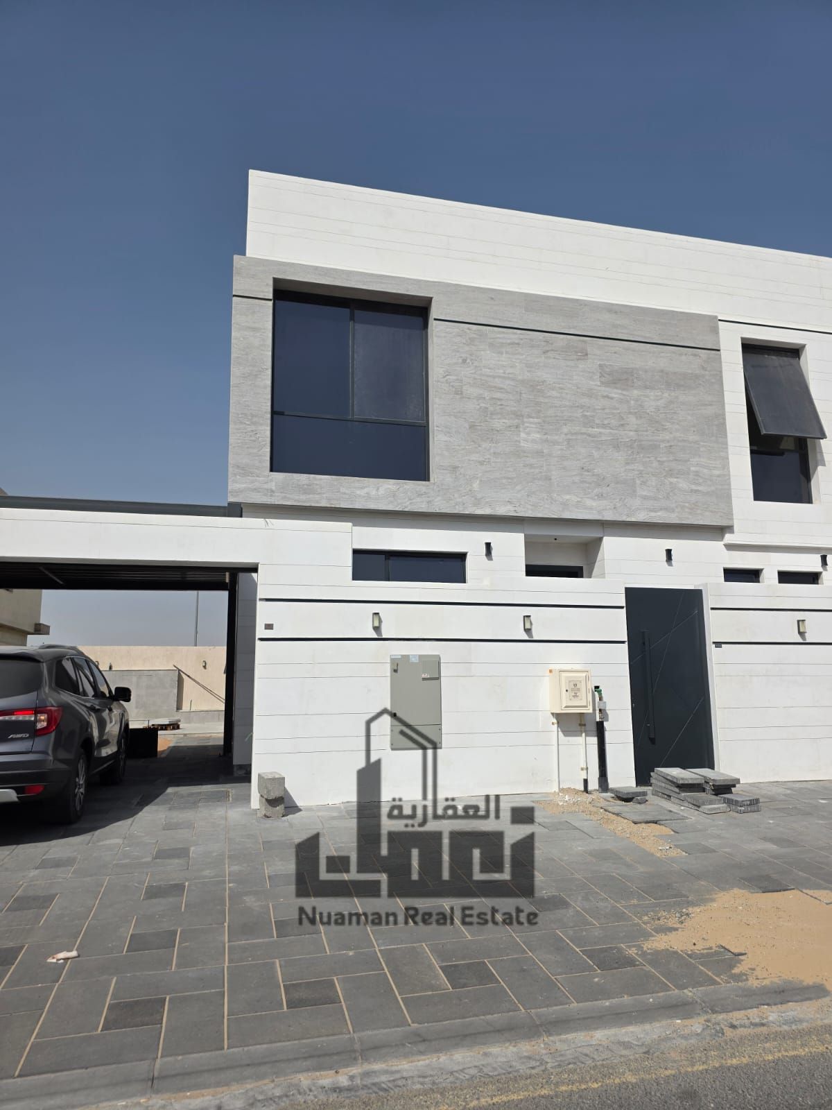 Modern Villa for Sale in Al Hoshi | Two Floors | Brand New | Prime Location A great opportunity to own a brand-new modern villa in Al Hoshi,