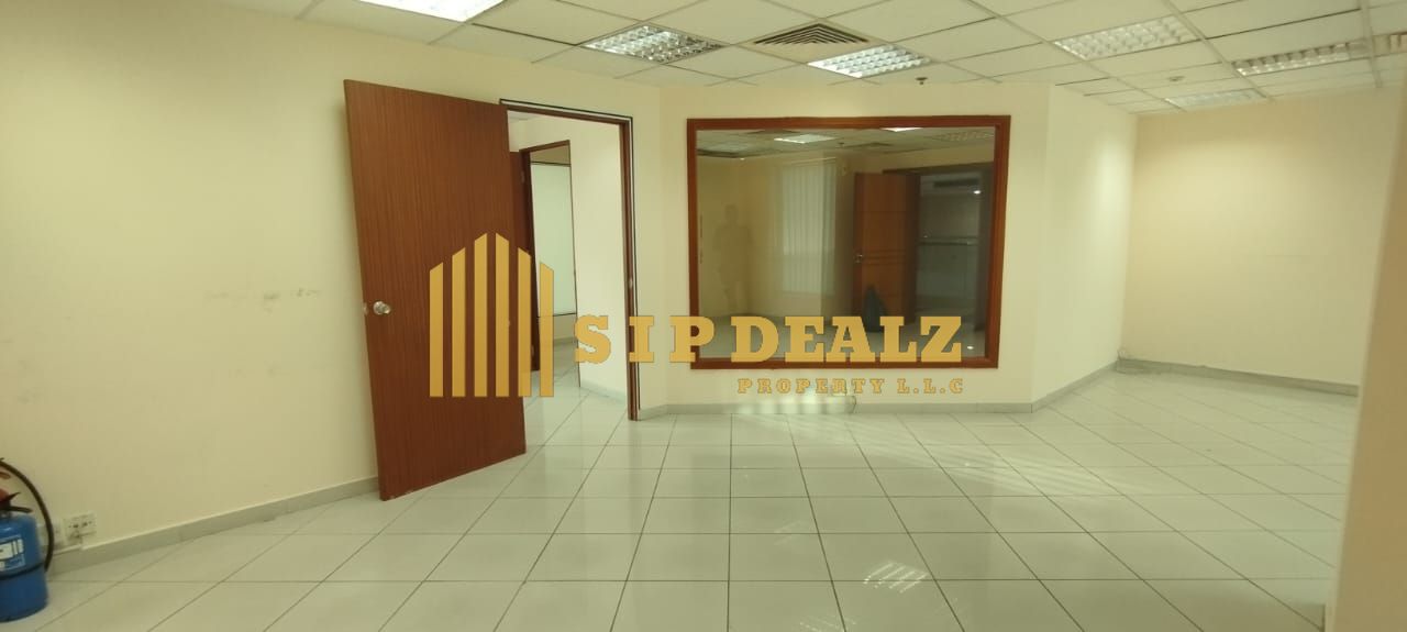 Fully Fitted Partitioned Office near Deira City Centre Metro Station with a pantry and washroom