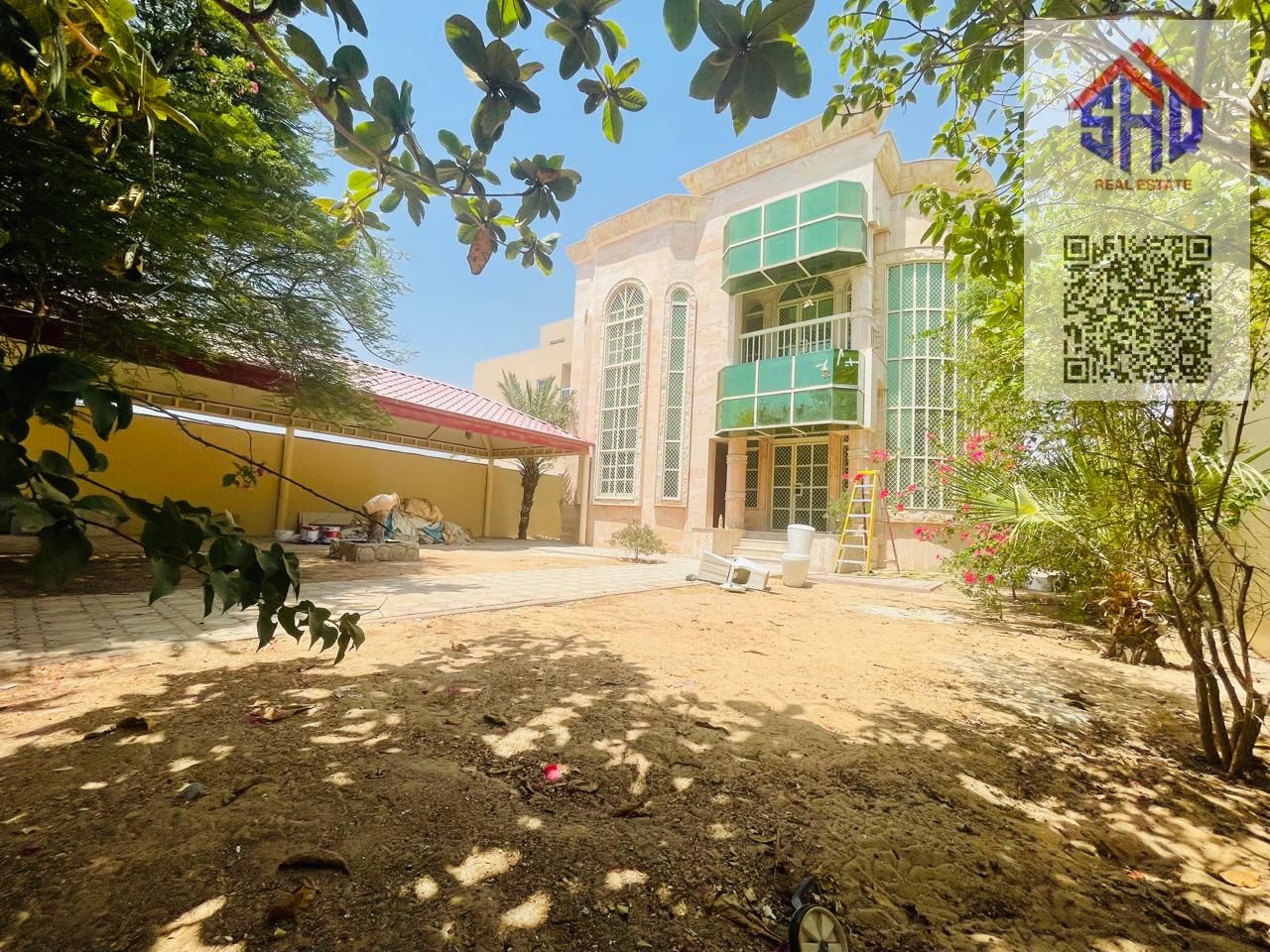 Villa for sale in Al Rawda area, Al Talla Street, near Sheikh Ammar Street. Five rooms with a majlis and 2 halls.