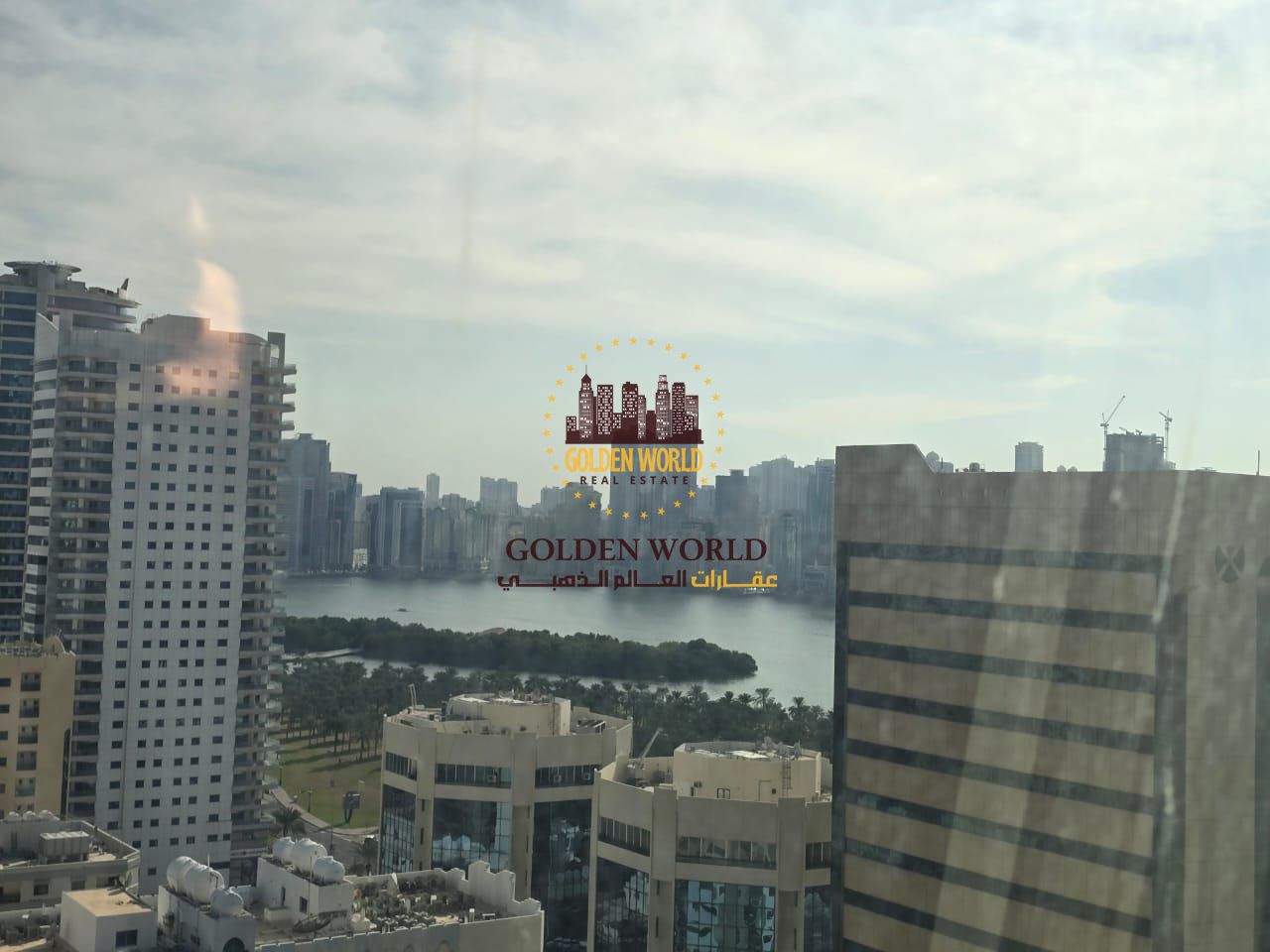 One bedroom apartment for rent in Al Majaz 1 with free AC. Master bedroom, 2 bathrooms, and a beautiful sea view offering comfort and relaxation. Prim