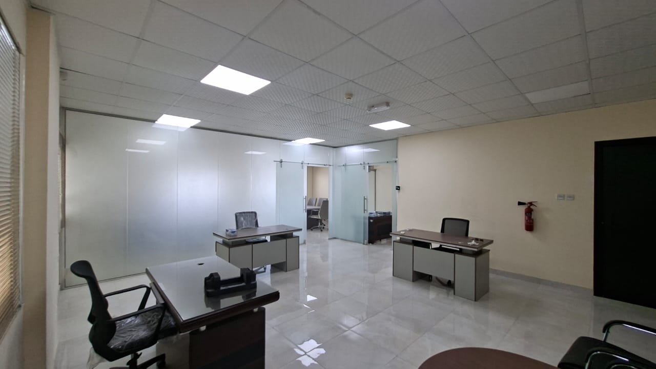 A fully equipped office for rent in a strategic and vibrant location in Al Rawda, located directly on Sheikh
