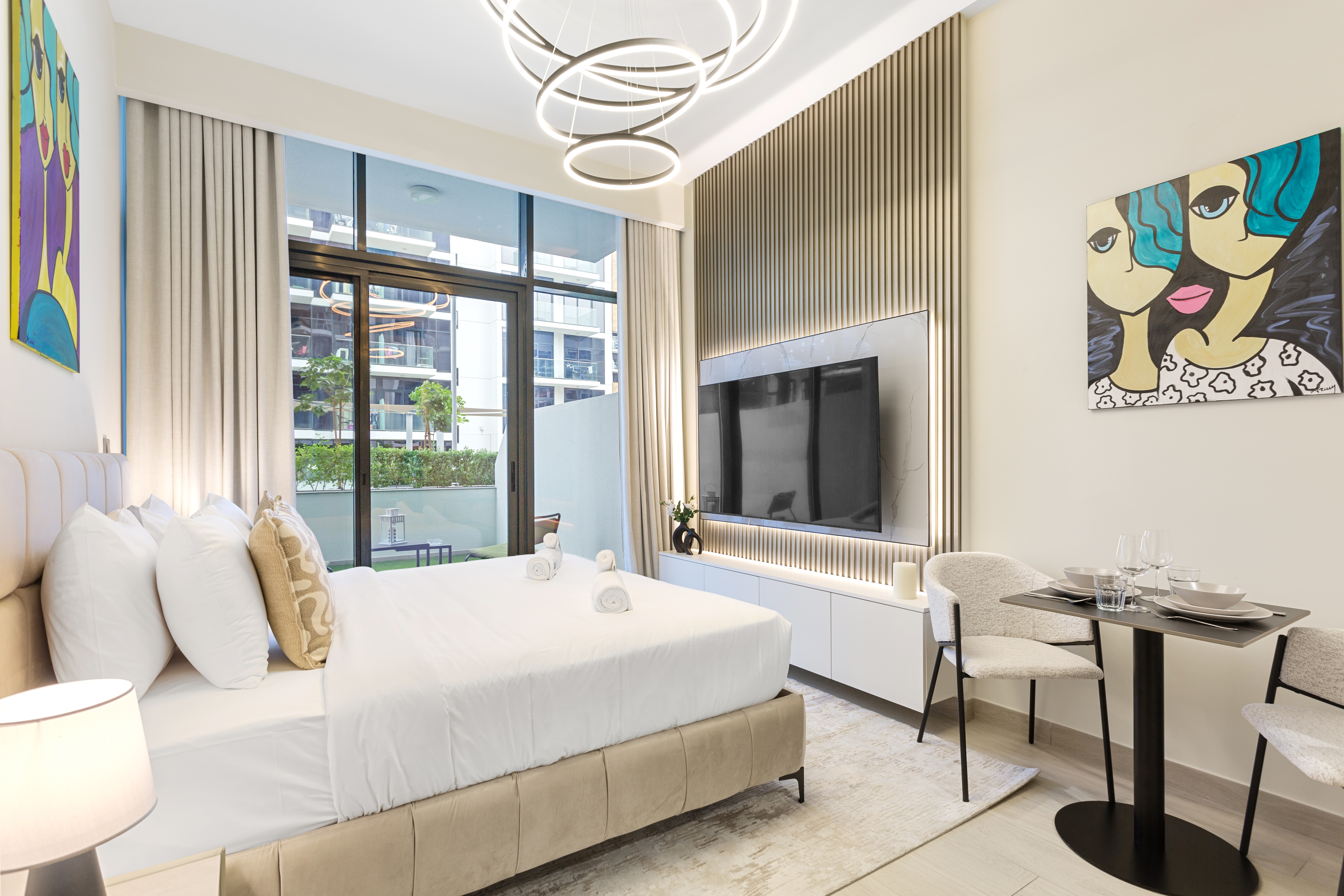 Studio in Azizi Riviera | Balcony & Kids Play Area | All Bills Included