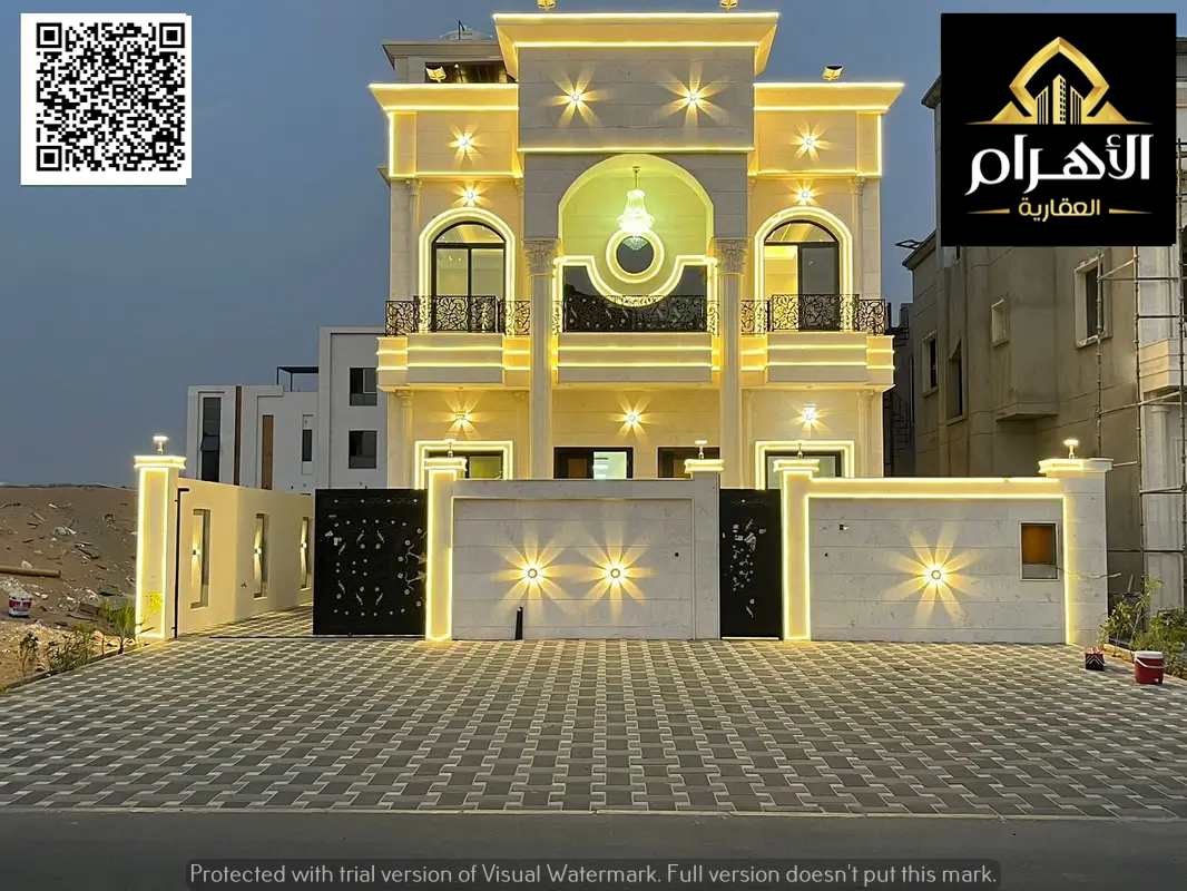For sale directly from the owner: a villa with classic finishing, including registration fees, electricity, water, and air conditioning. Price is nego