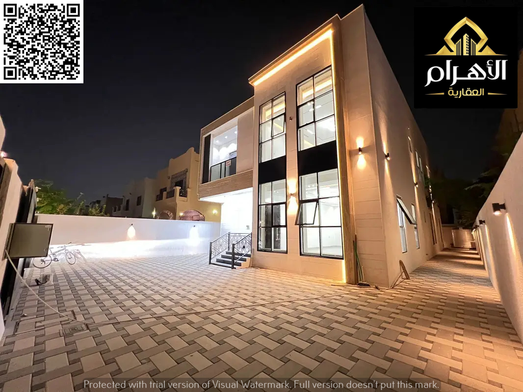 Luxury modern villa for sale, two floors, high-end finishes, freehold ownership for all nationalities