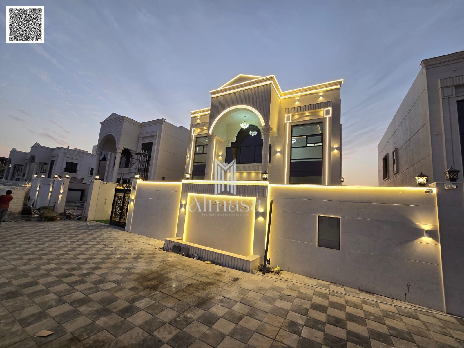 For sale: Ground floor, first floor, and roof villa with elegant design and super deluxe finishing. Prime location close to amenities.