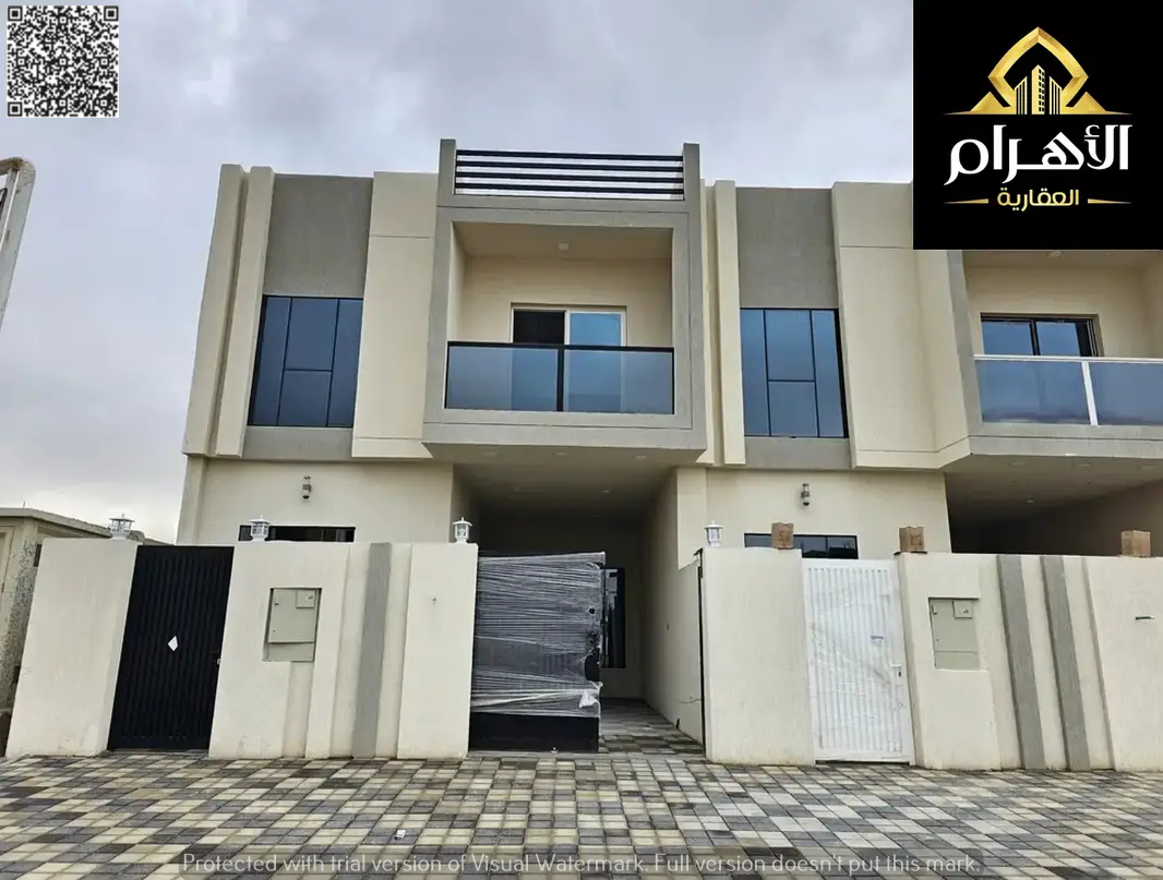 With a monthly installment of 6,000 dirhams, you can own your villa now in Ajman, including registration and ownership fees, near all services and clo