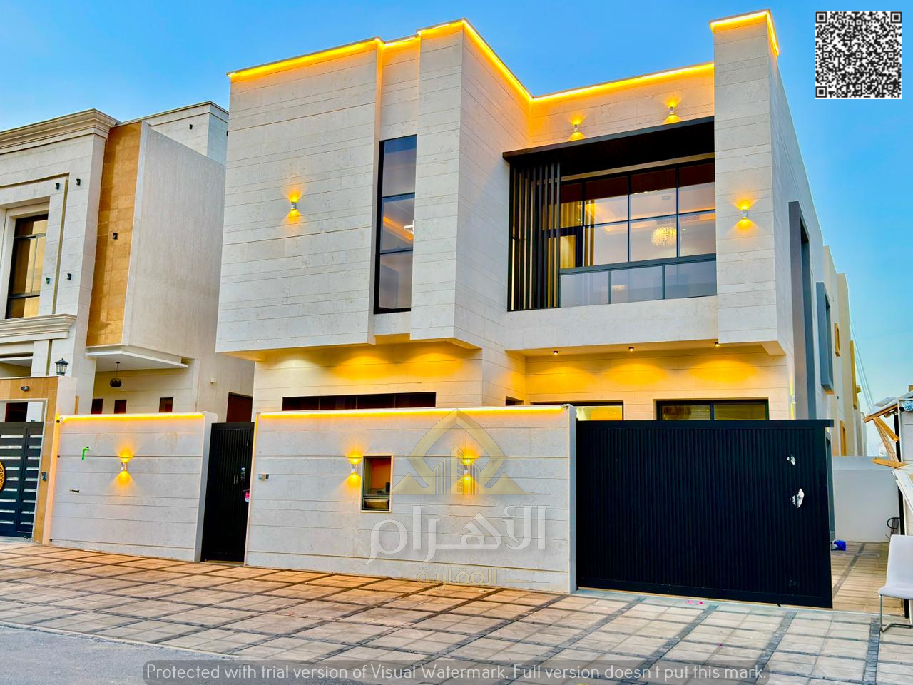 Villa for sale in Al Yasmin area, Ajman – 6 bedrooms and a roof terrace, close to all essential services and facilities.