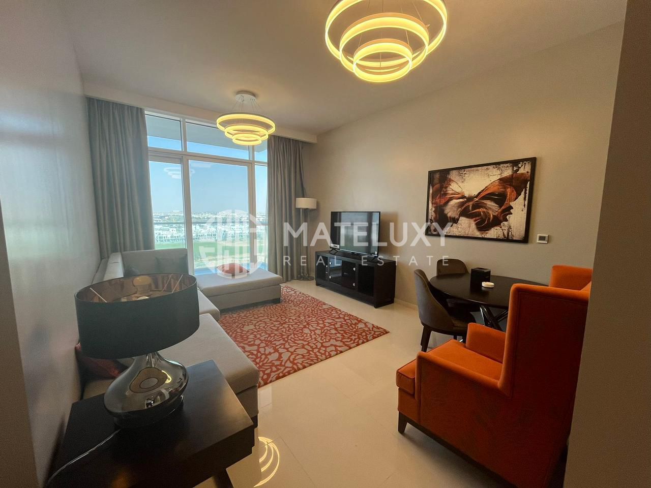 Furnished 2BR | Spacious Layout | Golf View