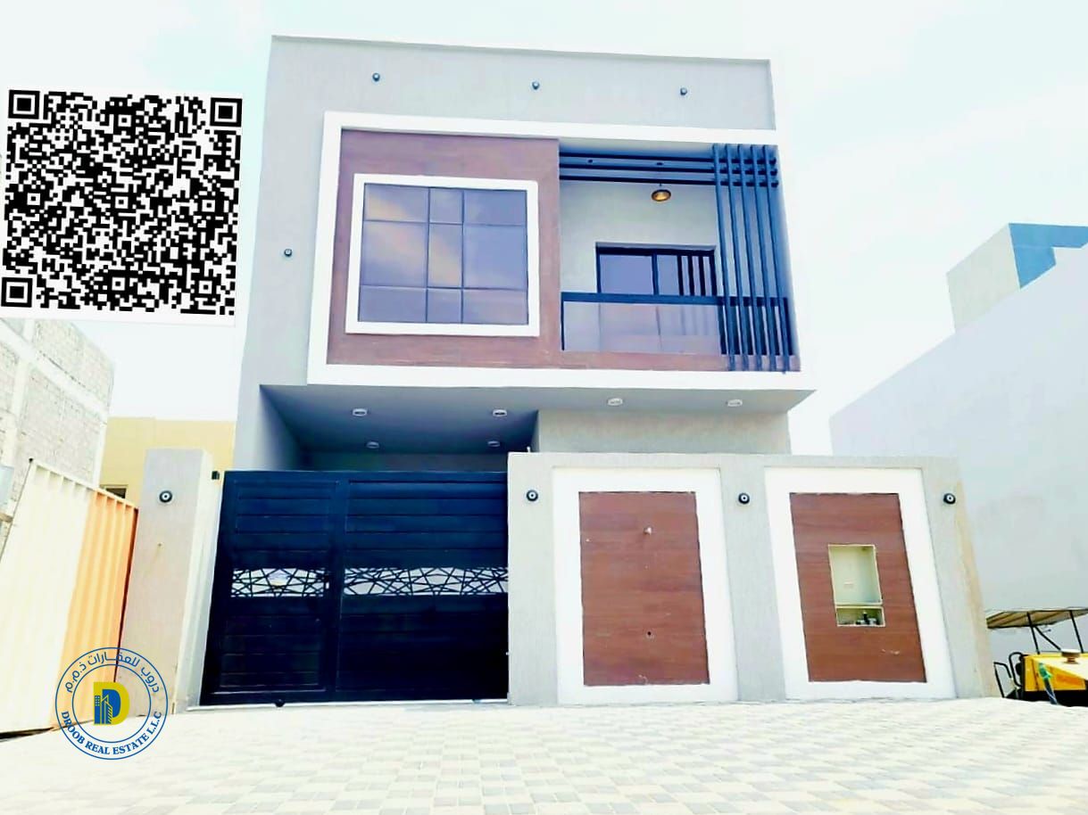 For sale at an attractive price: 4-bedroom townhouse with a roof terrace in Al Zahya, Ajman. Super deluxe finishing. Freehold . Bank financing .