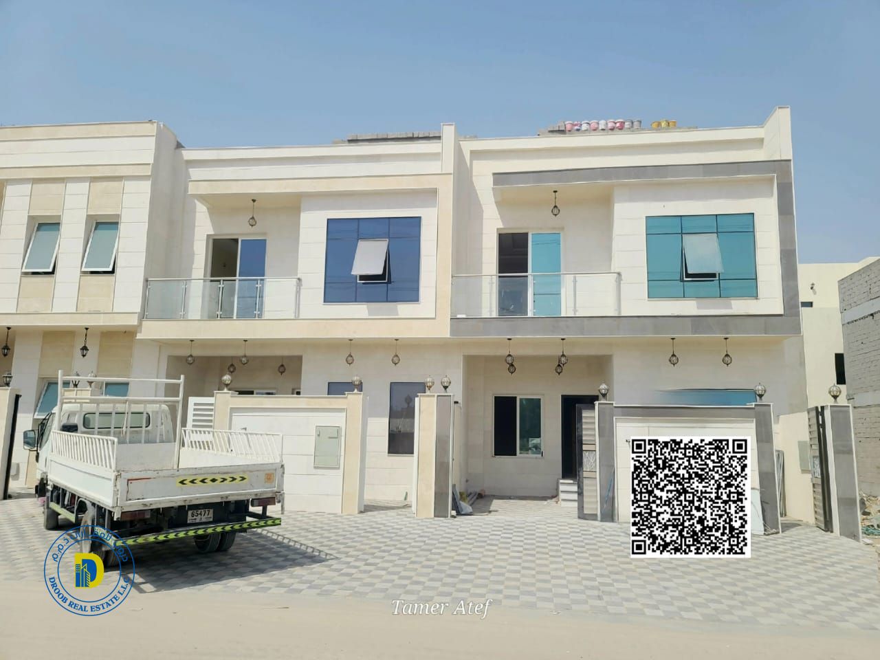 For sale: Unmissable opportunity! 5-bedroom townhouse with a roof terrace, registration fees, in Al Helio 2, Ajman. Bank financing . Freehold .