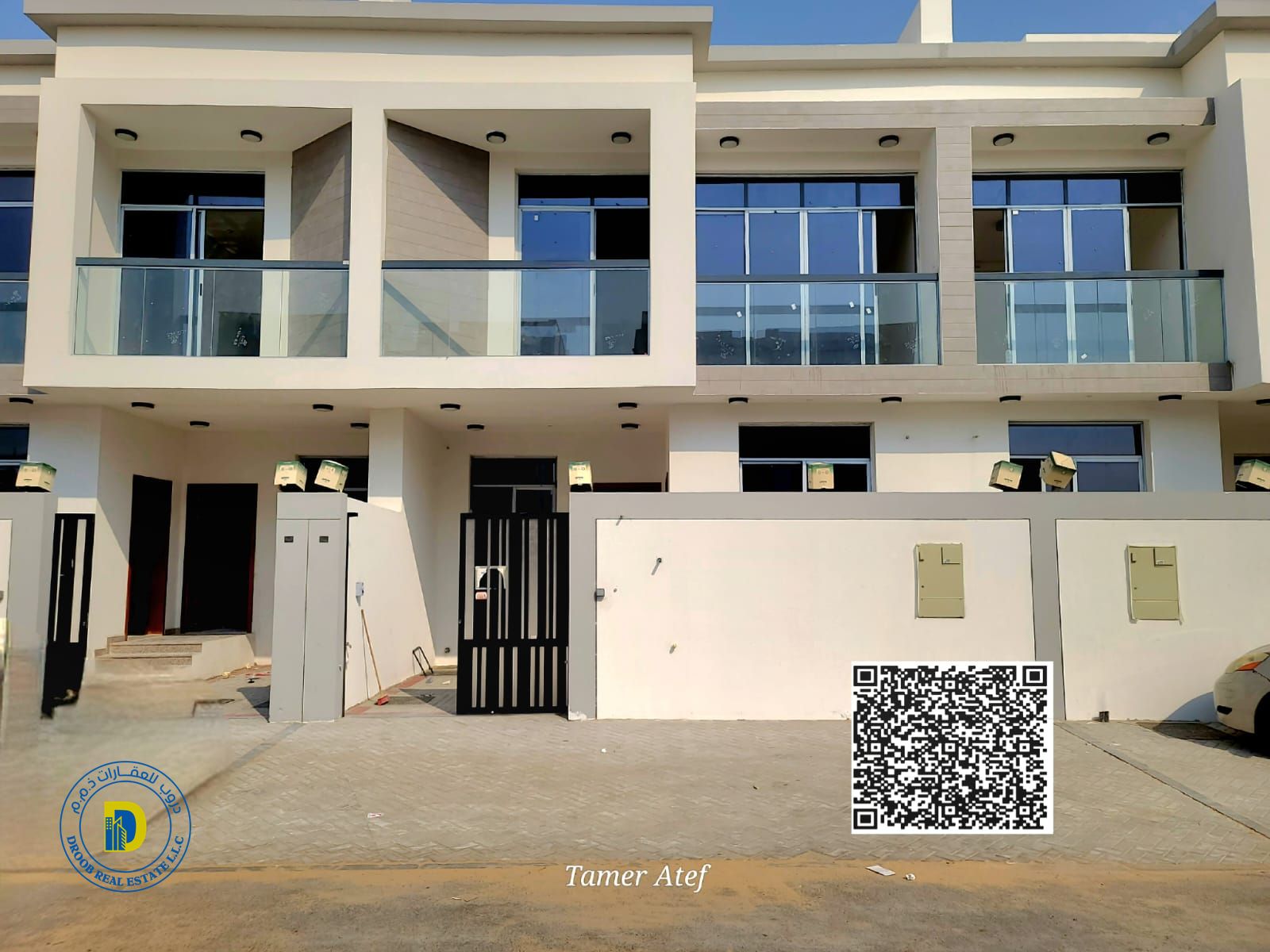 For sale: 6-bedroom townhouse in Al Bahia, Ajman, including registration fees. Super deluxe finishing. Freehold ownership . Bank financing .