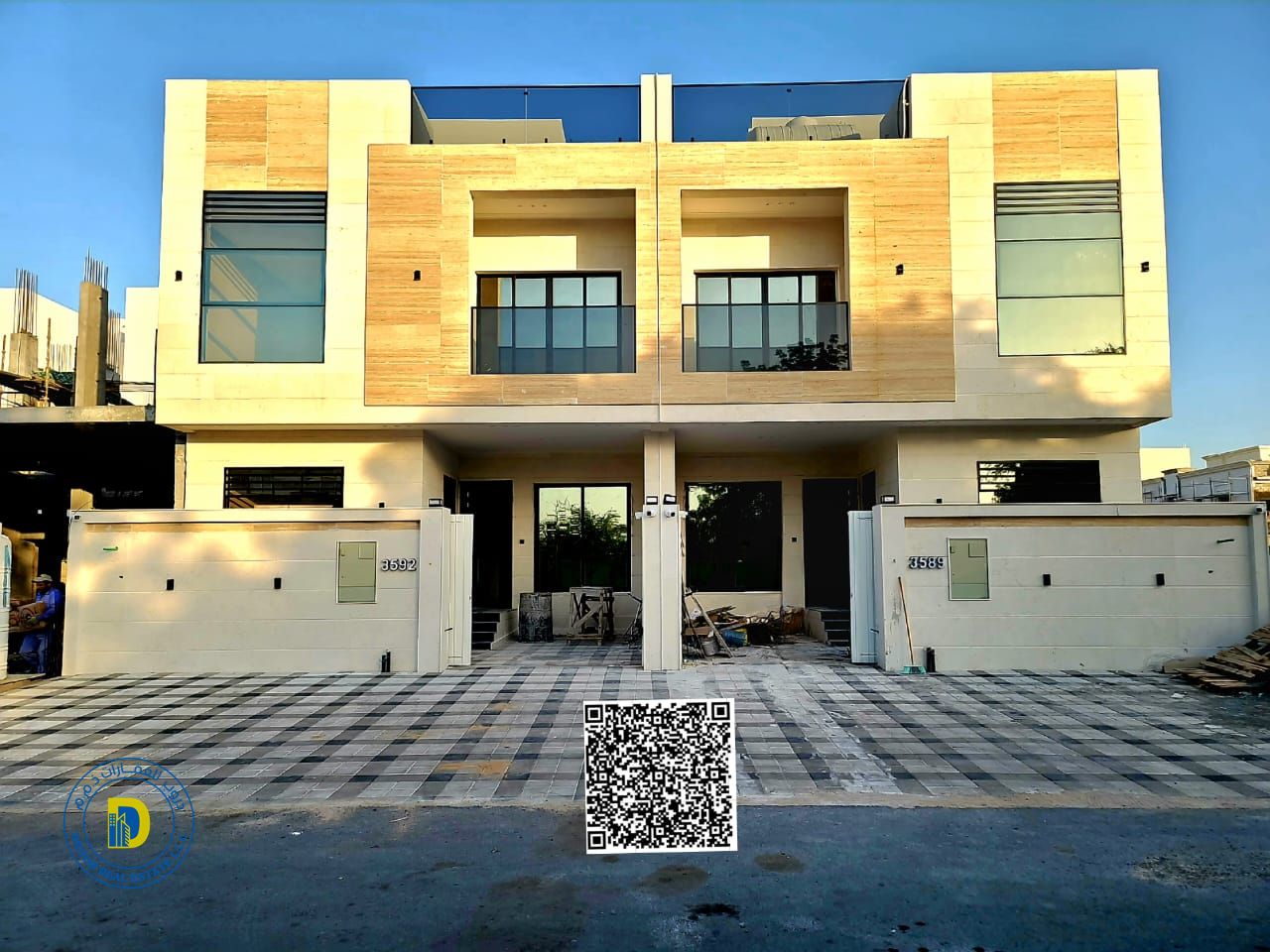 For sale: Unmissable opportunity! 5-bedroom townhouse with a roof terrace, including registration fees, in Al Helio 2, . Bank financing Freehold.