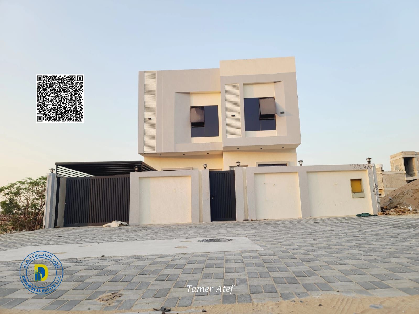 Unbeatable price in Al Helio 2, Ajman. 3-bedroom villa, registration fees included. Super deluxe, Bank financing . Freehold