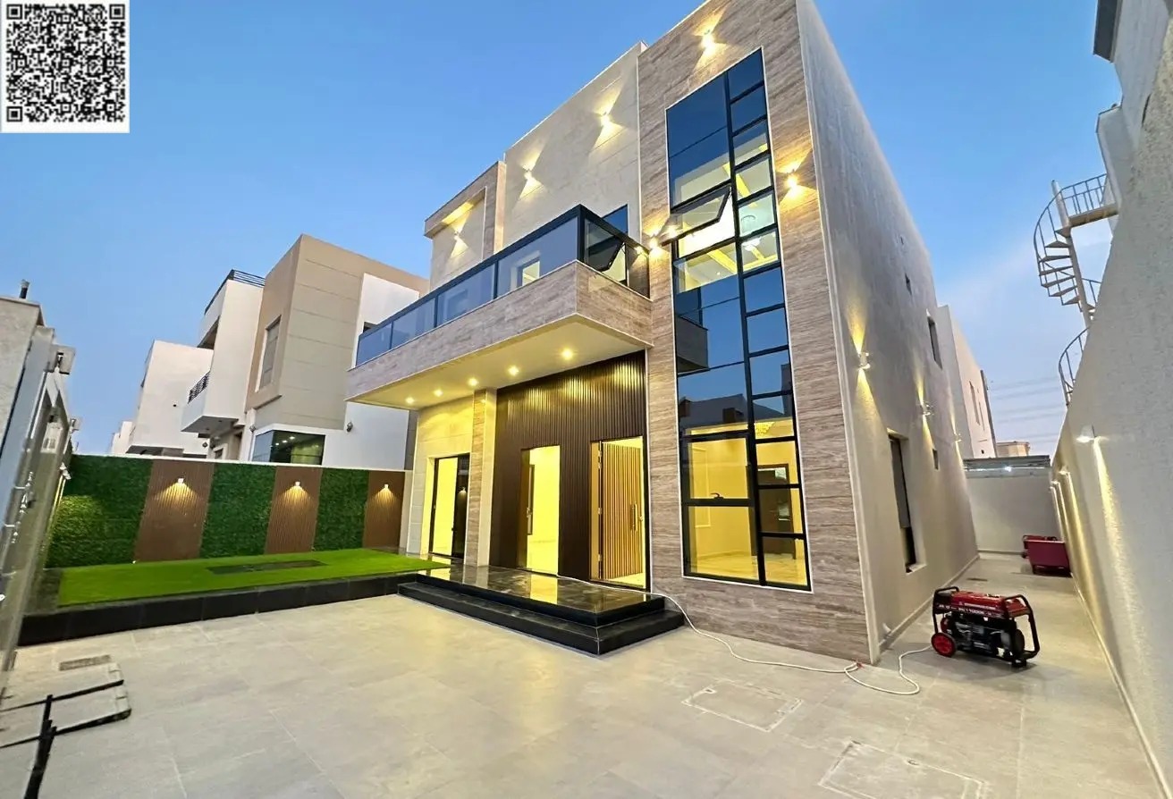 Villa with all registration and ownership fees included, ready to move in, in one of Ajman's most prestigious areas, freehold ownership.