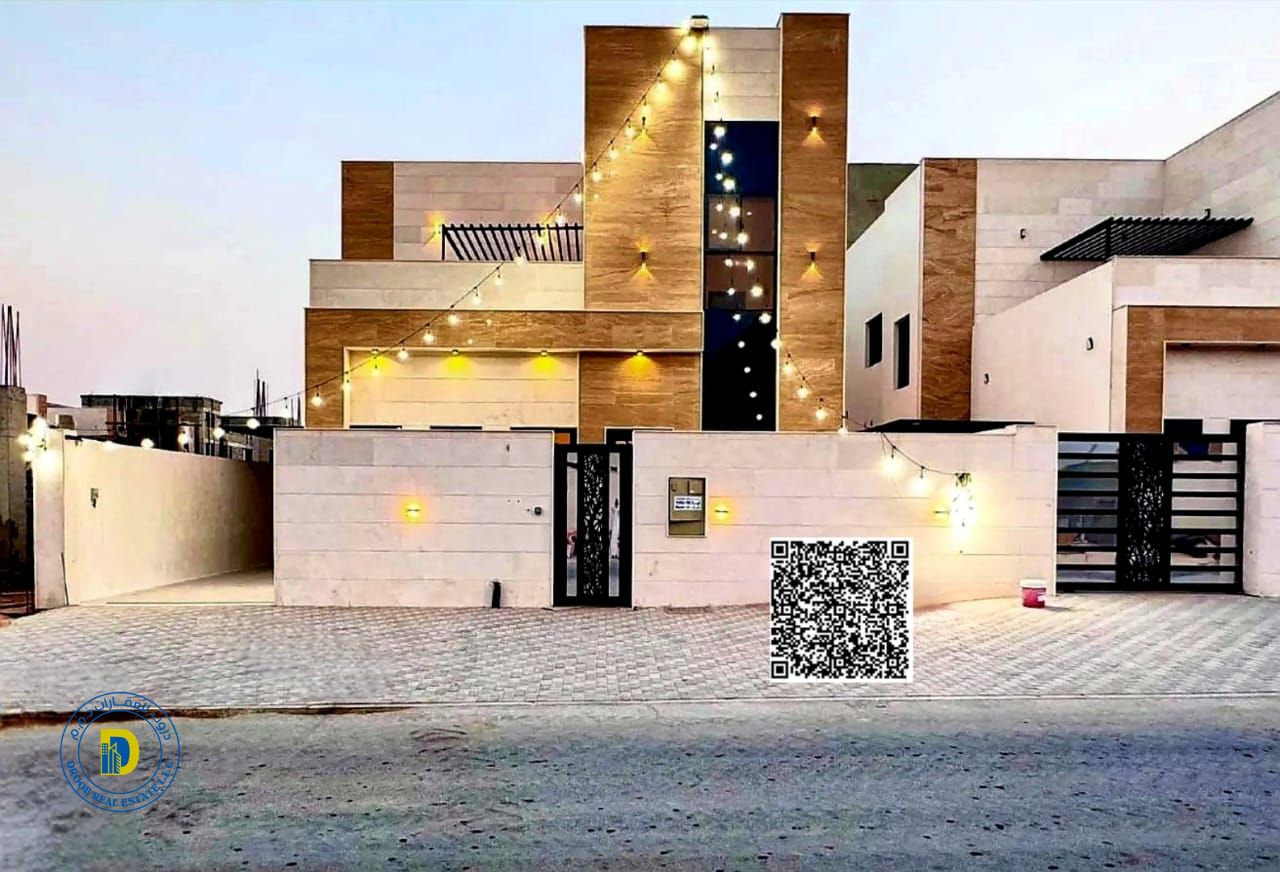 For sale at a great price in Al Helio 2, Ajman: a 4-bedroom villa with a terrace, including registration fees, bank financing, and freehold .