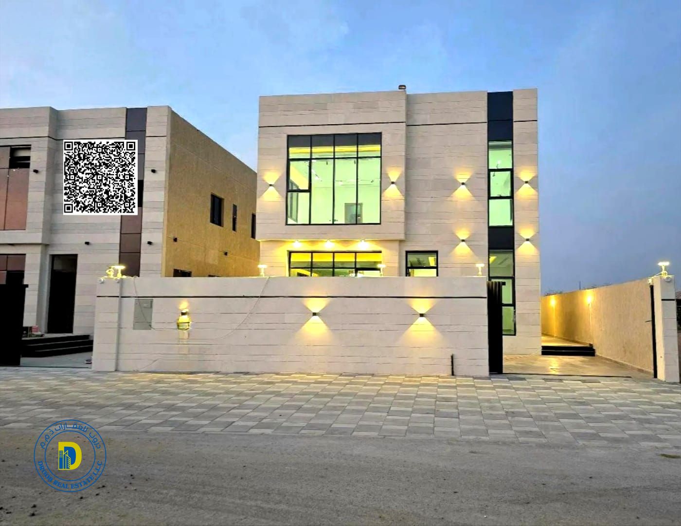 A golden opportunity at an unbeatable price, including registration fees, in Al Helio 2, 4-bedroom villa, bank financing, and freehold .