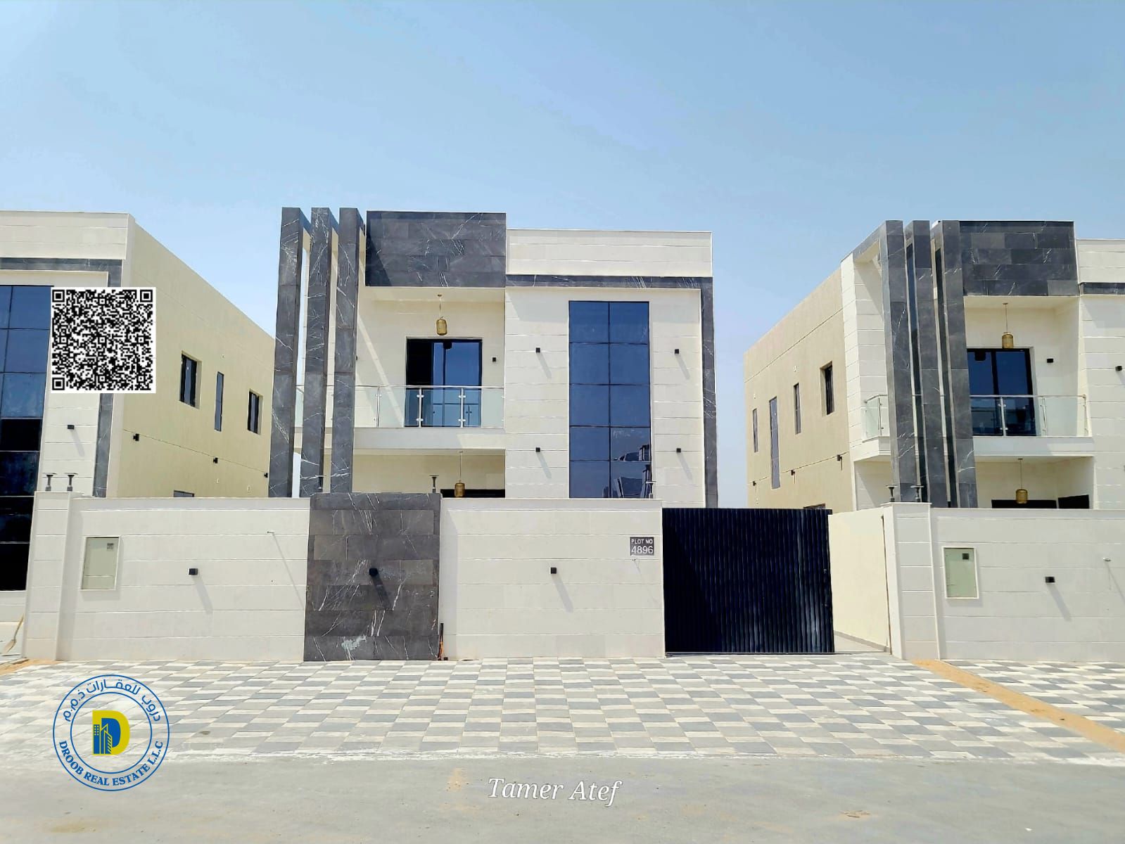 For sale: A golden opportunity , including registration fees, in Al Zahiyah, Ajman. A 4-bedroom villa , bank financing, and freehold .