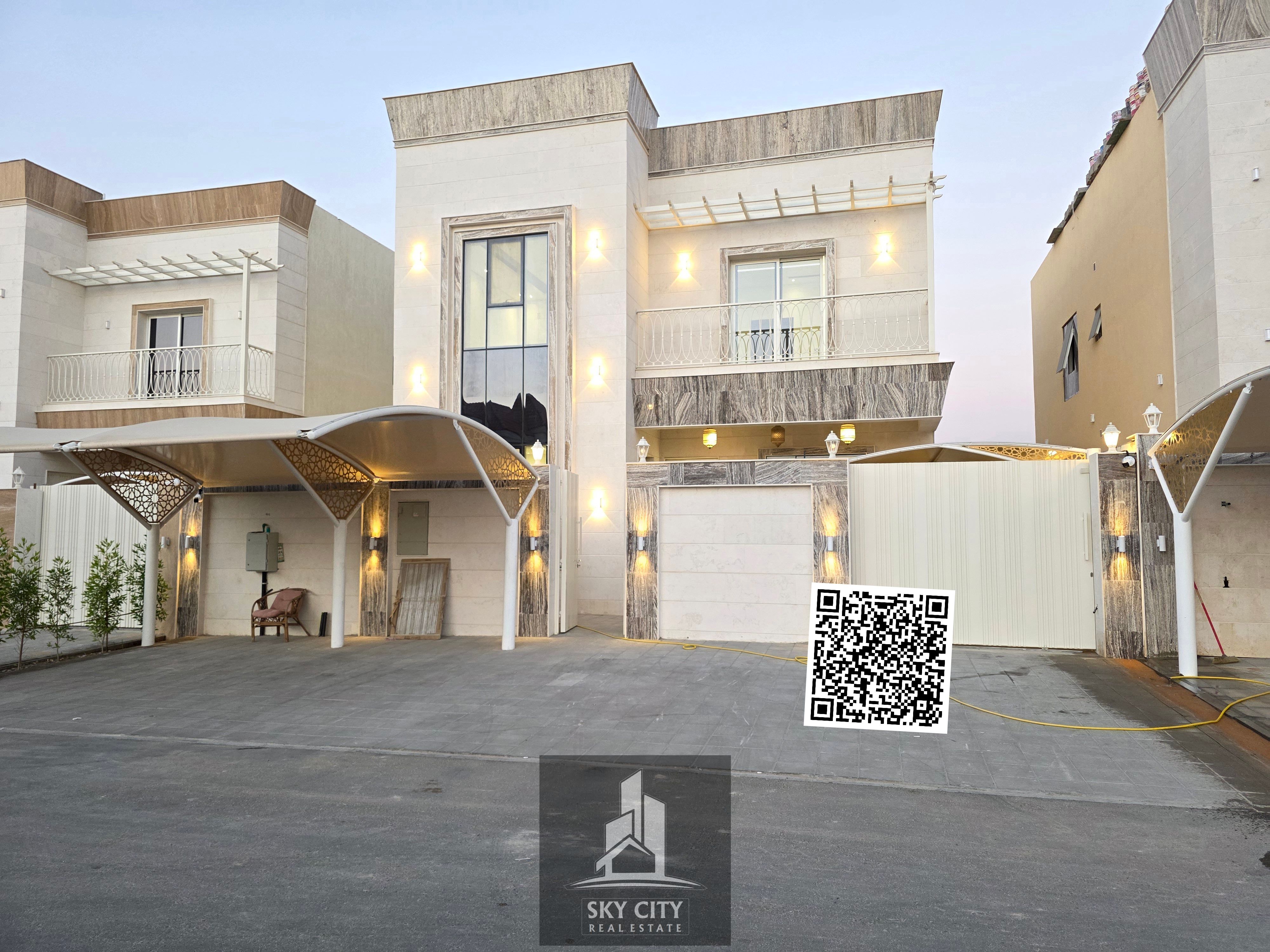 Villa for sale including registration and electricity and water and AC