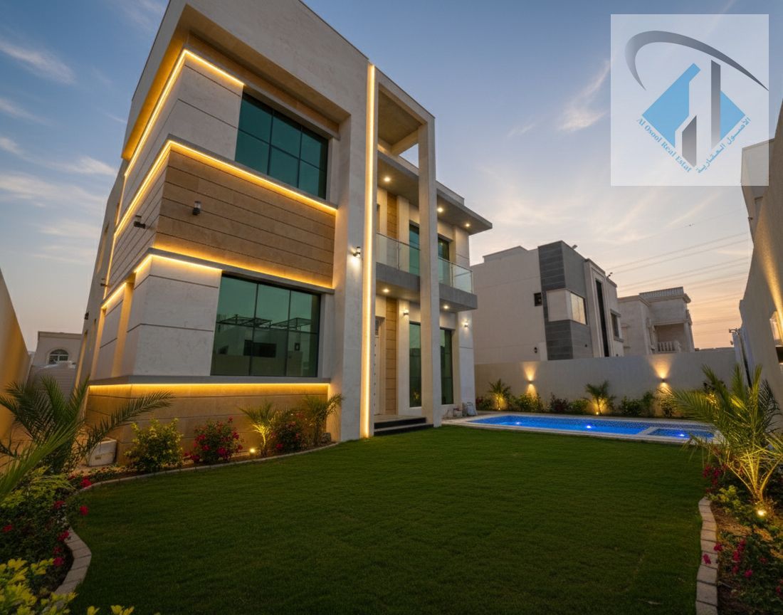 own a villa including water and electricty and ac central