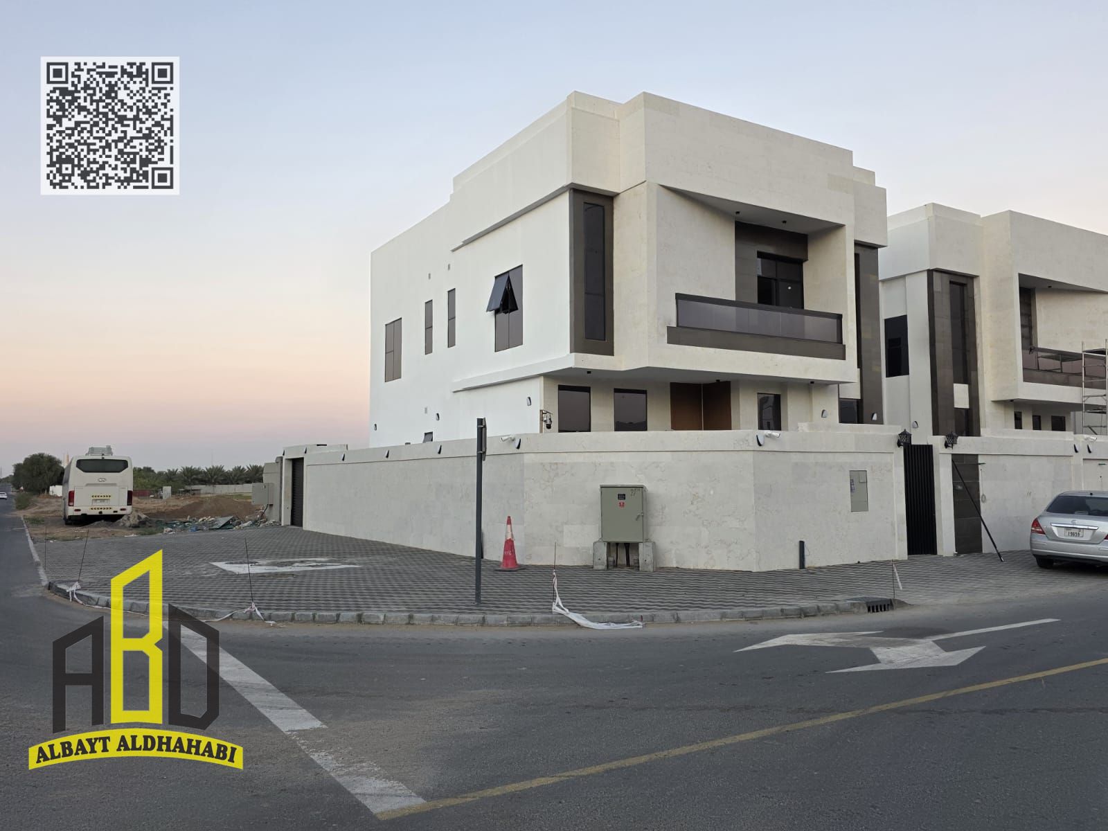 Villa for sale on a corner lot with two street frontages, including registration fees and freehold ownership for all nationalities.