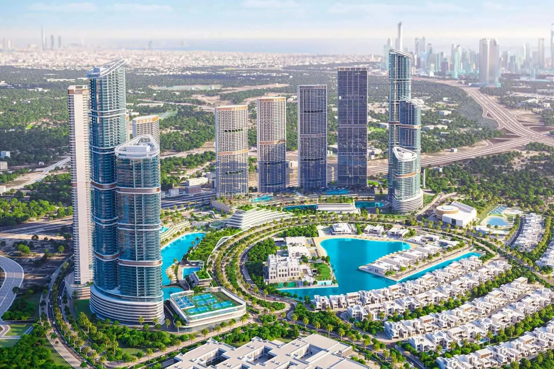 Lagoon Skyline Community View/ Lower OP / Corner Unit / High floor