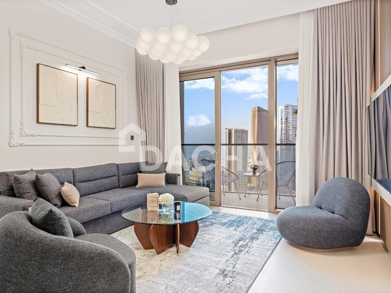 High Floor 2BR |Burj Khalifa View |Fully Furnished