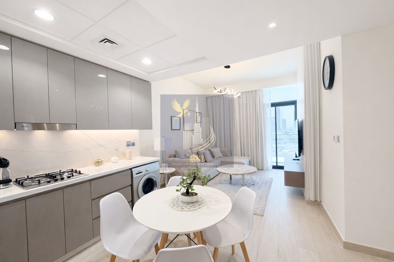 Fully Furnished 2BR | Burj Khalifa View | Azizi Riviera 21 | Meydan One
