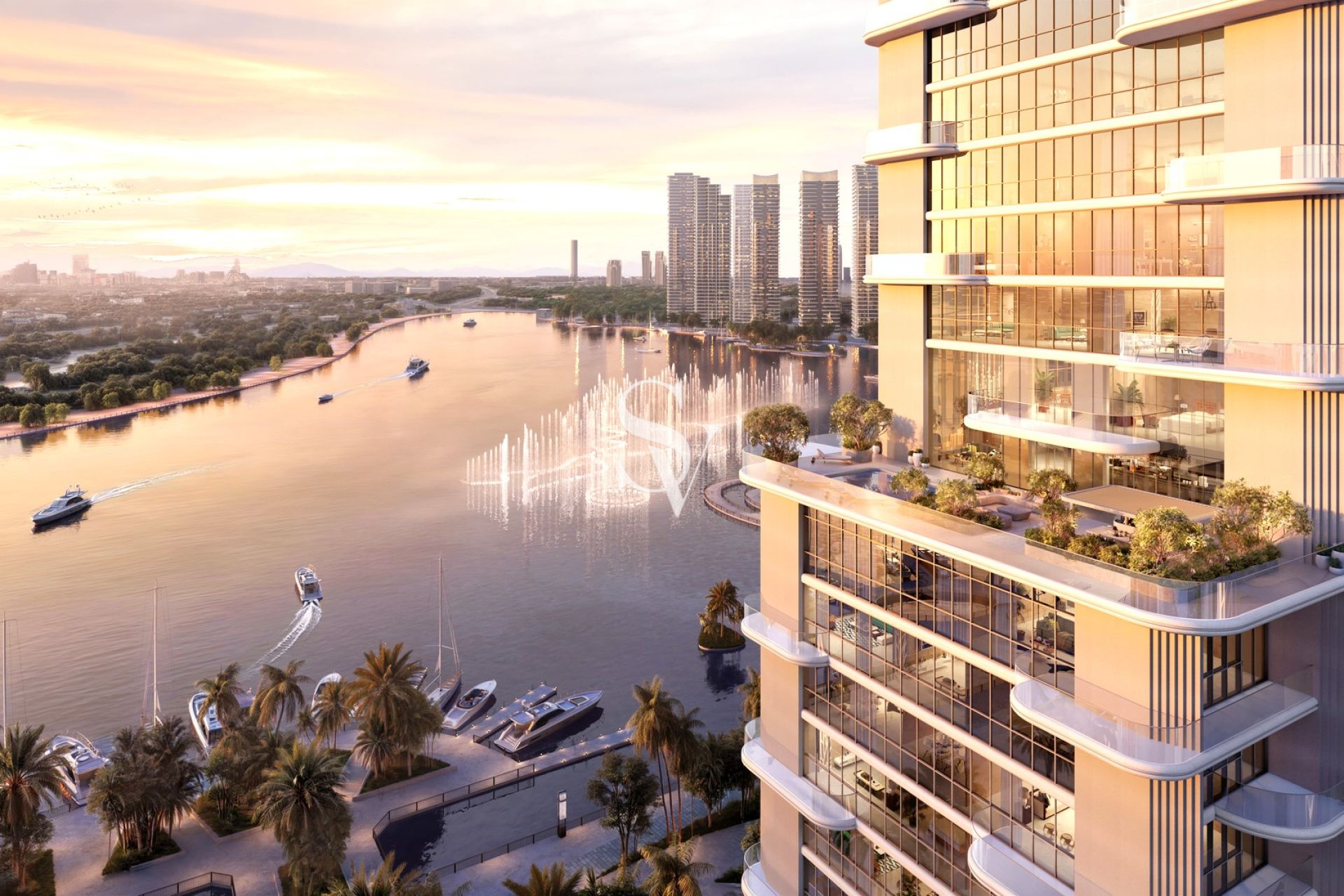 Fountain Views | Premium 2 BR | Waterfront Living