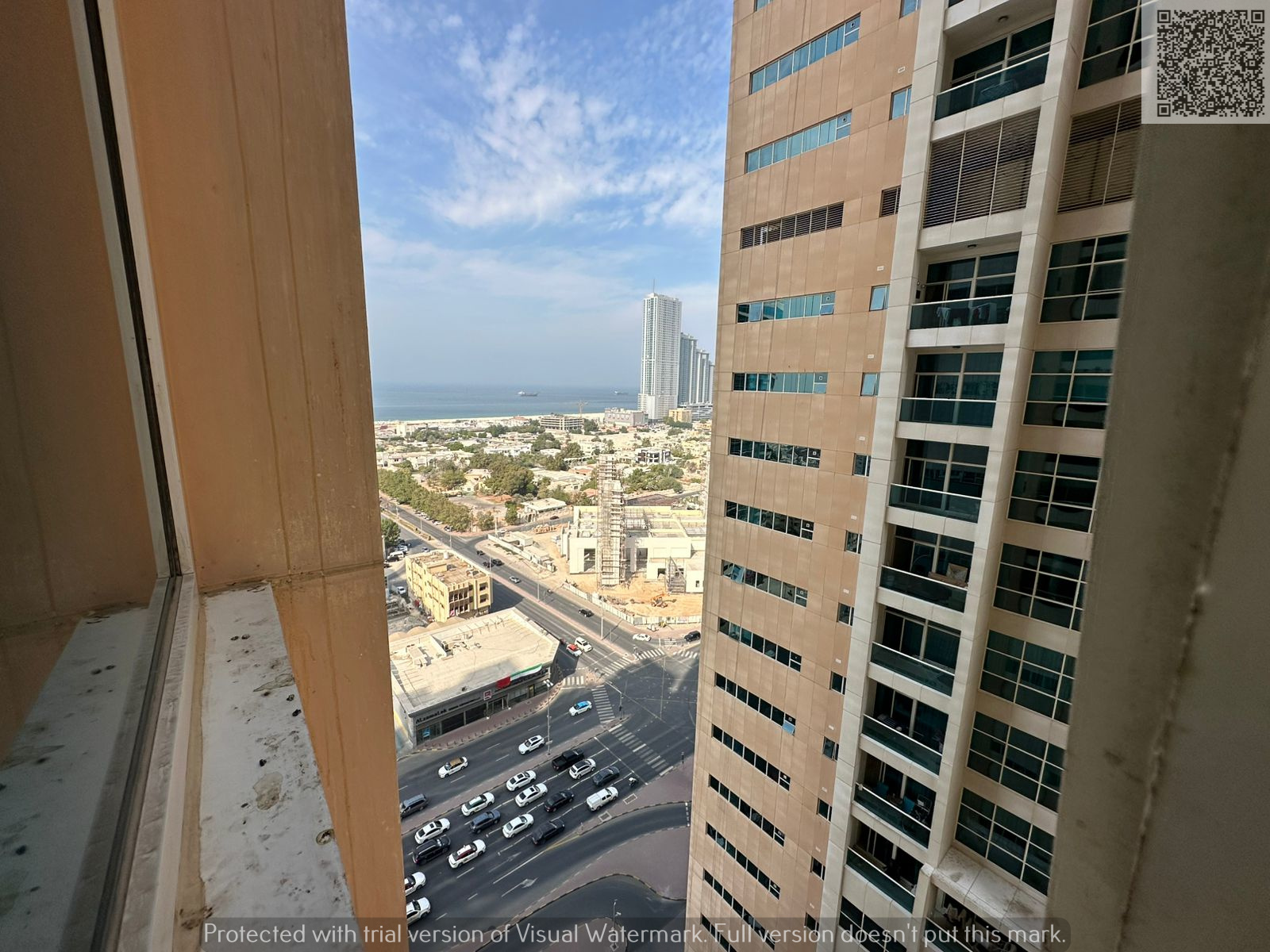 2-bedroom apartment in Ajman One Tower 2, ready to move in, parking included, 1440 sqft, flexible plan.