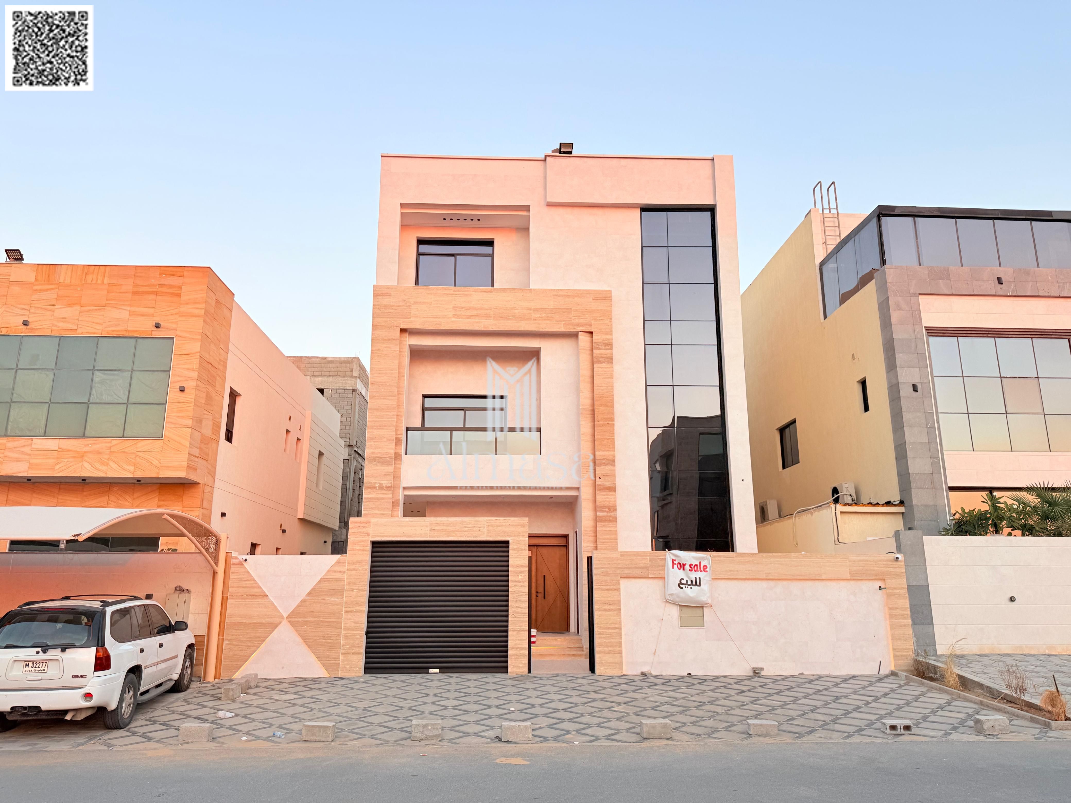 Luxury villa for sale in Al Yasmin area – Ajman | Spacious | 7 master bedrooms | Priced at only AED 2,100,000 including electricity and water