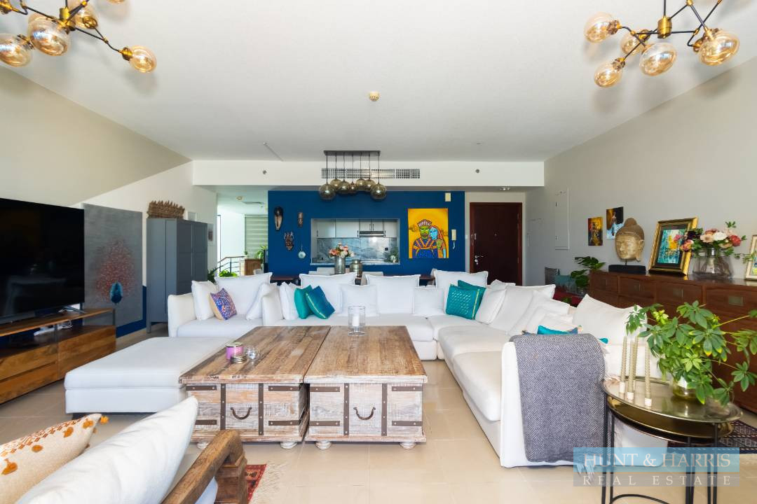 Two Bedroom Apartment for Rent in Mina - Full Lagoon View - Furnished
