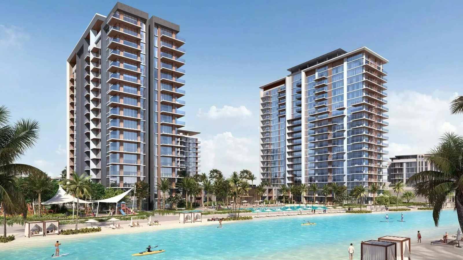 2+Maids | Corner Unit | Full Lagoon and Burj View