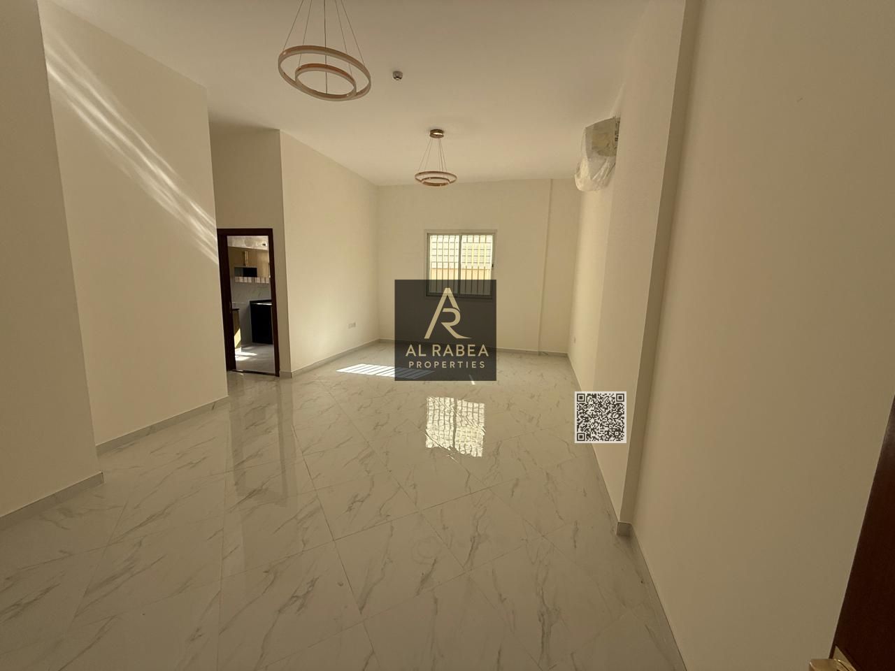A new building has opened in Rawda 3. It has a bedroom, a living room, and two bathrooms.