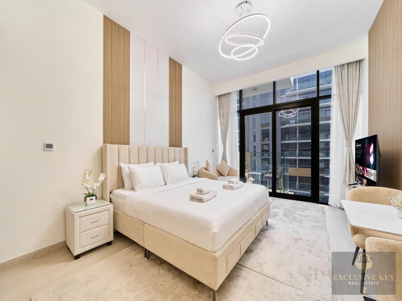 Stylish Studio Apartment | Lagoon View | Big layout | Fully Furnished