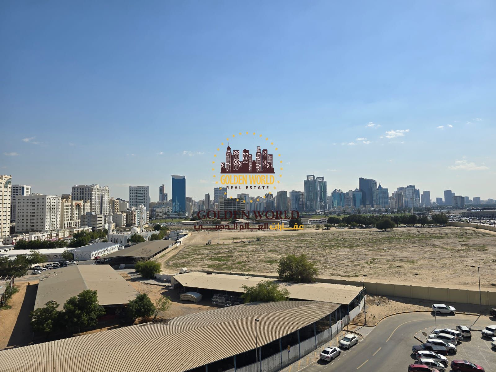 1BR apartment with balcony in Al Qasimia Al Jubail, Type 09, first row Corniche, open sea view, split AC, rent 28,000 AED final.