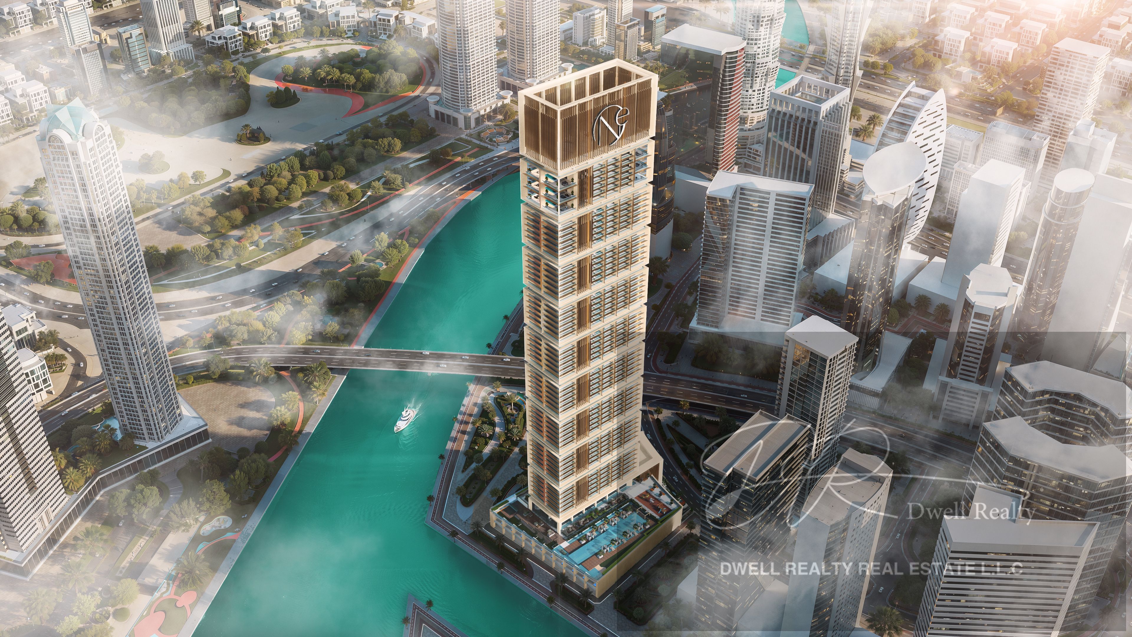 1BR Luxury Apartment | One by Binghatti | Canal & Skyline View