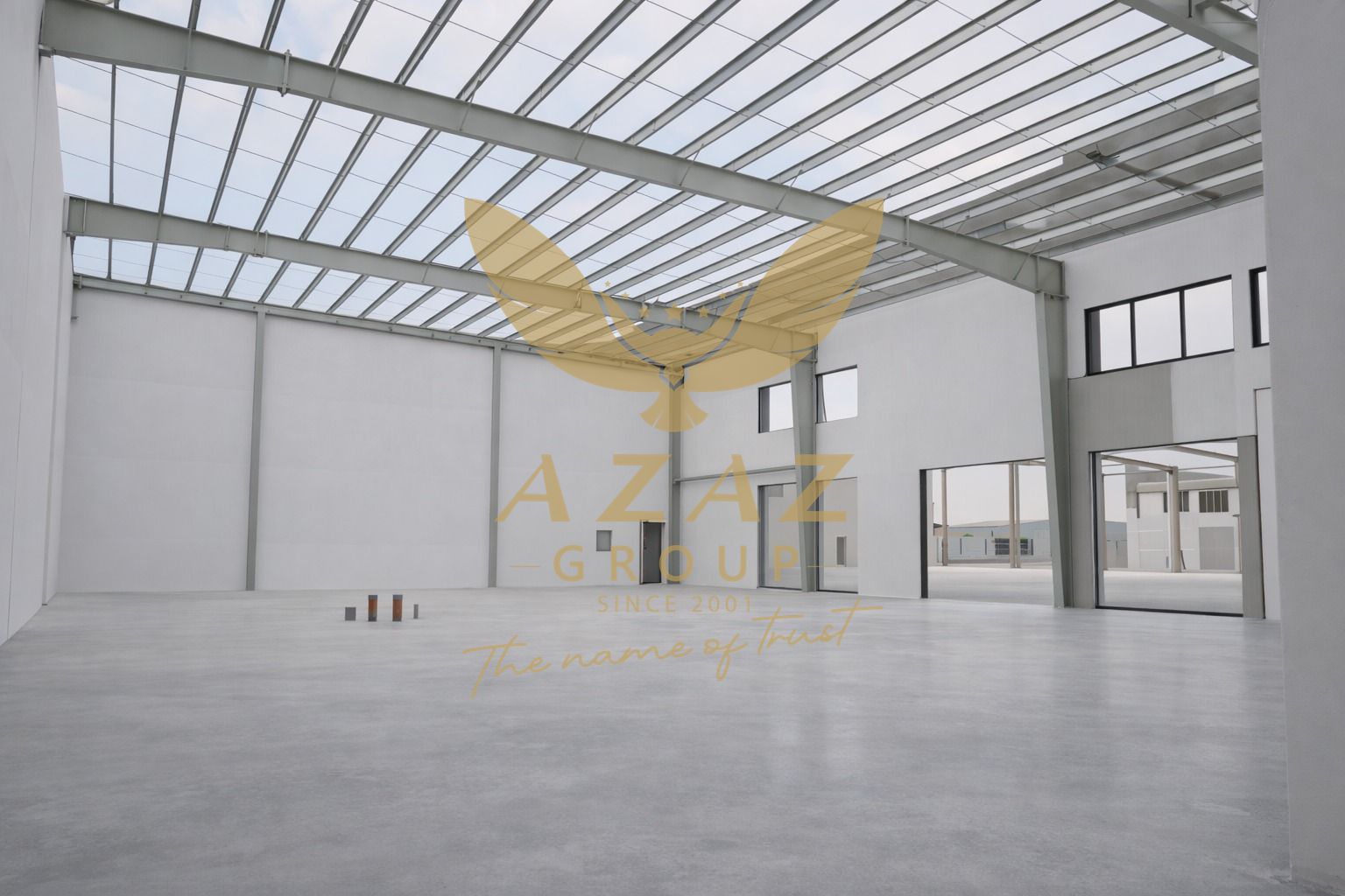 FOR RENT: Brand New Affordable Shed 8286.62 Sq. Ft in the Prime Industrial Location – Umm Al Quwain (K N M Property 2)