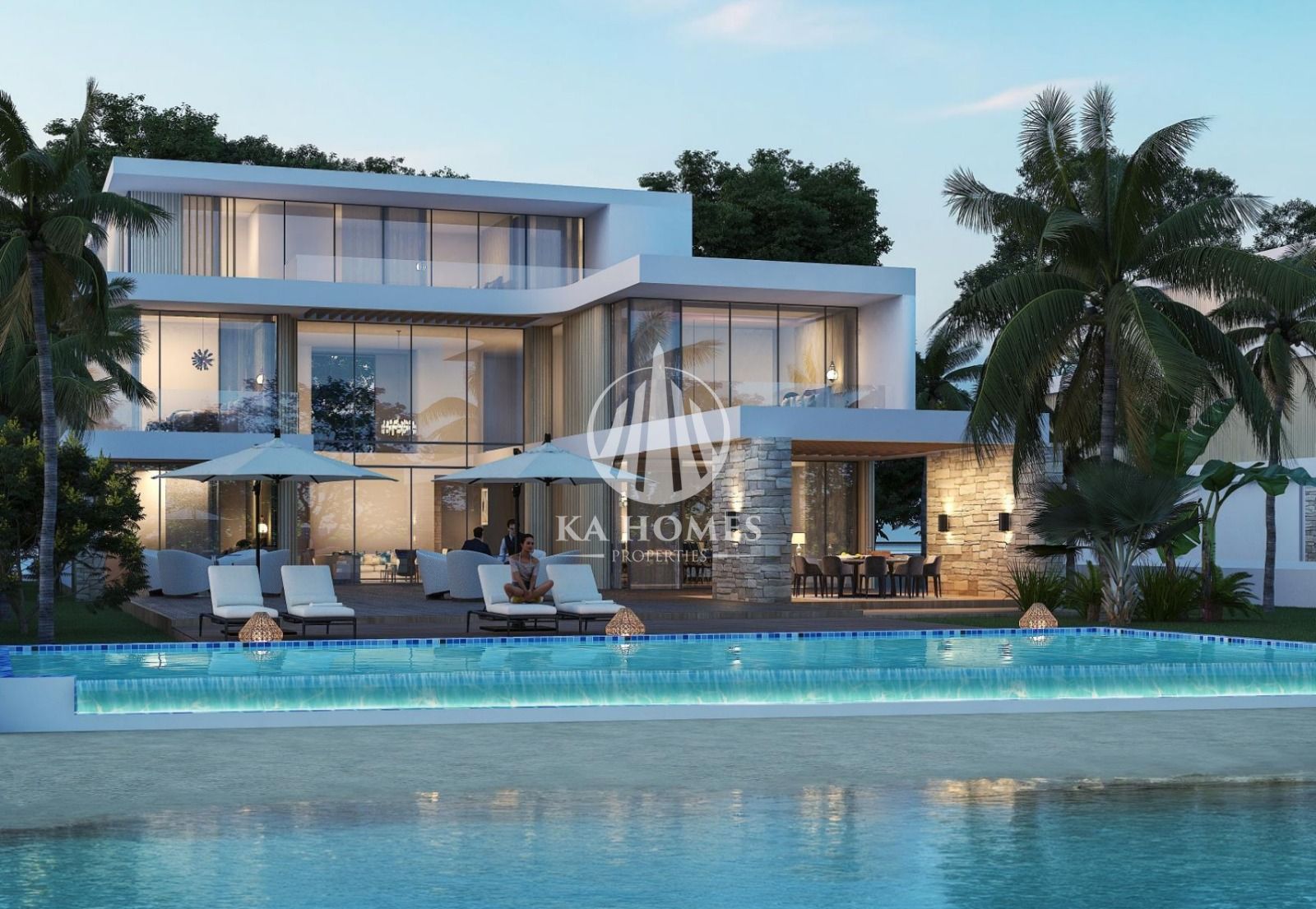 For lovers of luxury and palaces, own a villa from Sobha Real Estate Development on a natural island.