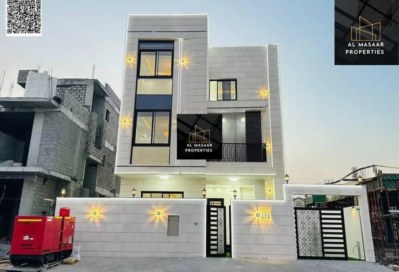 A villa with all-inclusive price (electricity, water, and air conditioning) ready for occupancy in one of Ajman's most prestigious areas. Freehold own