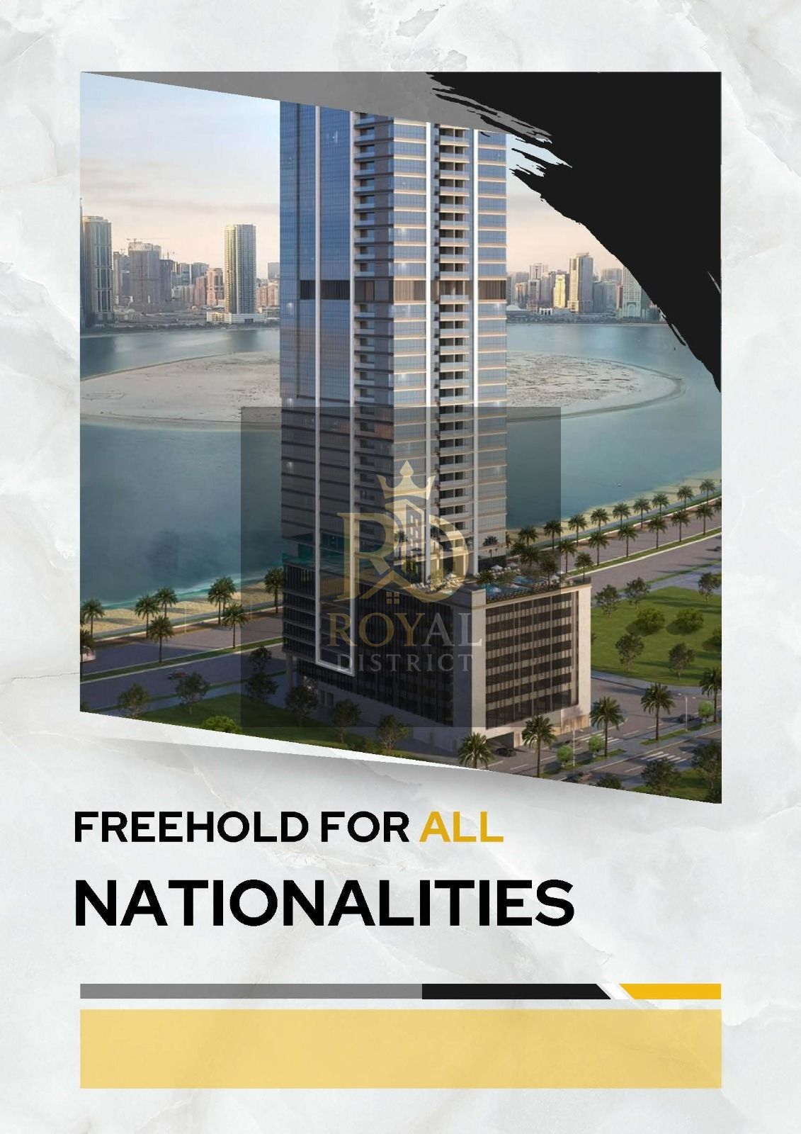 Luxury Family Residence | 2 Bedroom Apartment with Direct Views of Al Khan Lake and the Waterfront | Freehold Ownership for All Nationalities