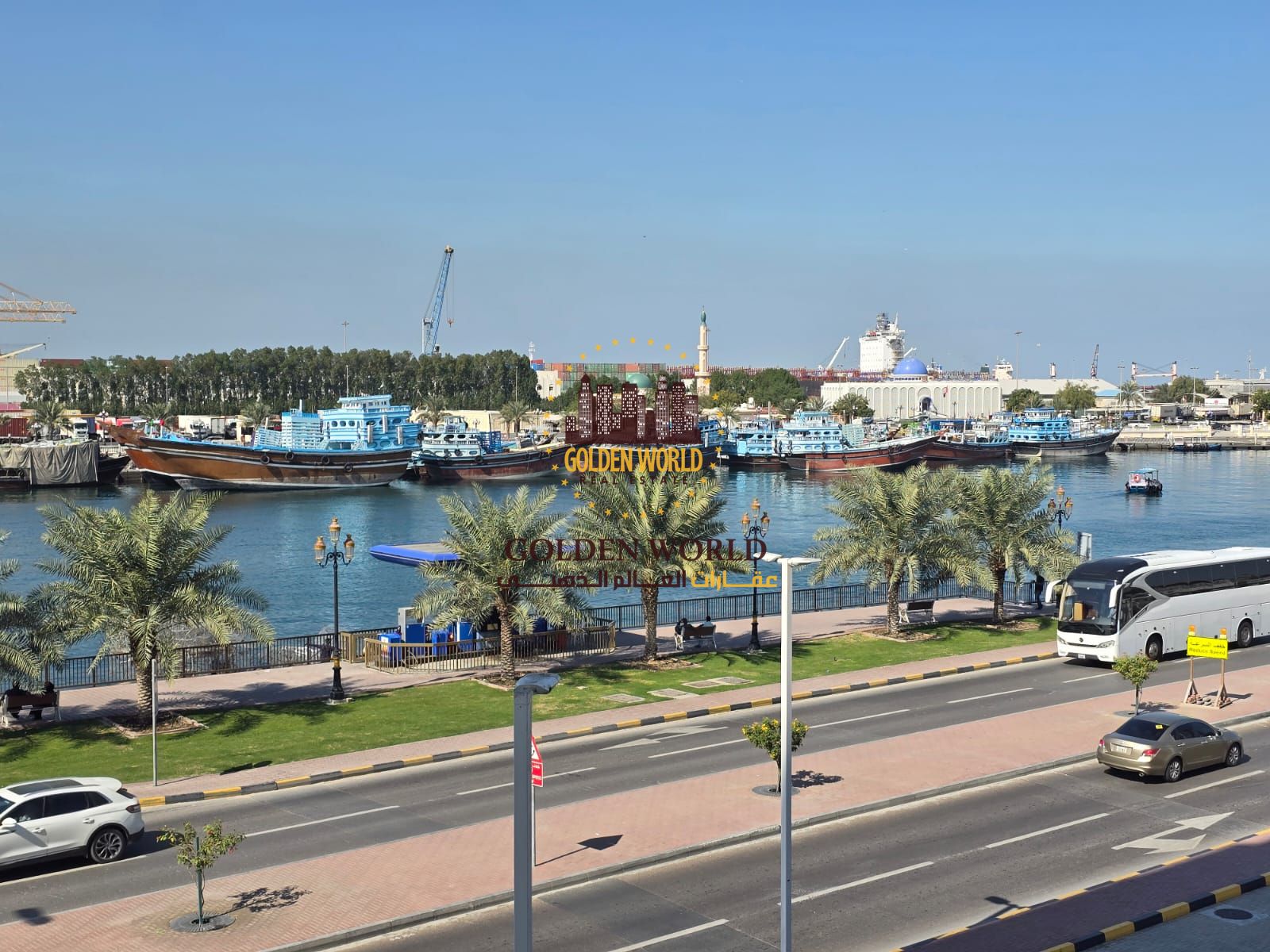 1 Bedroom Apartment with Balcony | Open Sea View | First Row Corniche Al Qasimia